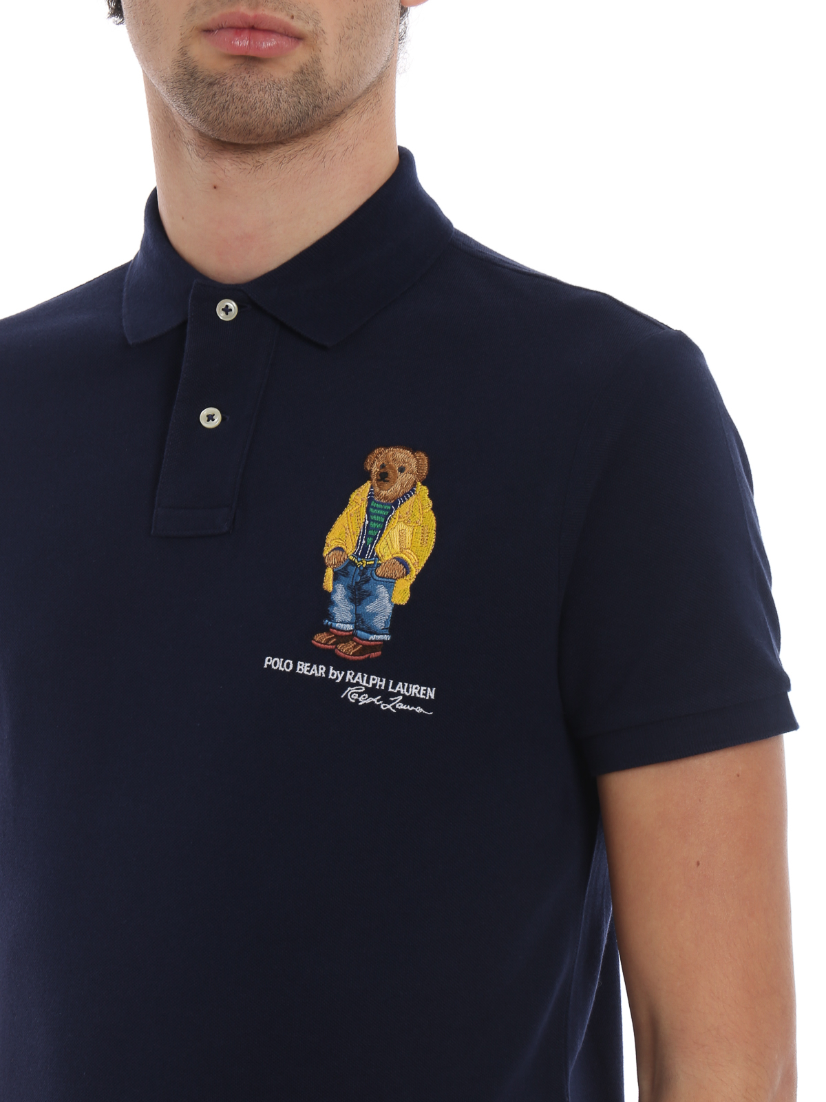 navy blue ralph lauren polo shirt