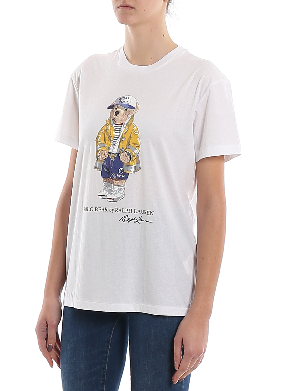 T-shirts Polo Ralph Lauren - Polo Bear printed jersey T-shirt - 211783908001