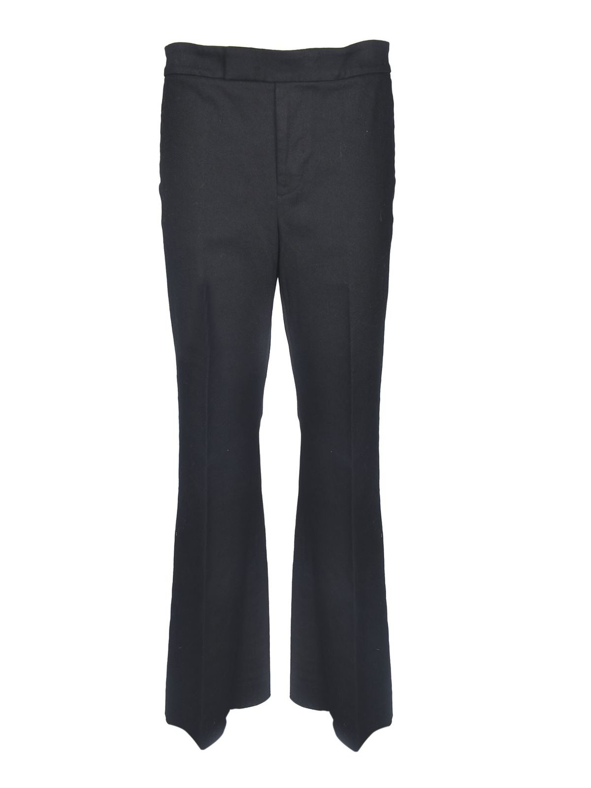 Casual trousers Polo Ralph Lauren - Flared pants in black - 211805672001