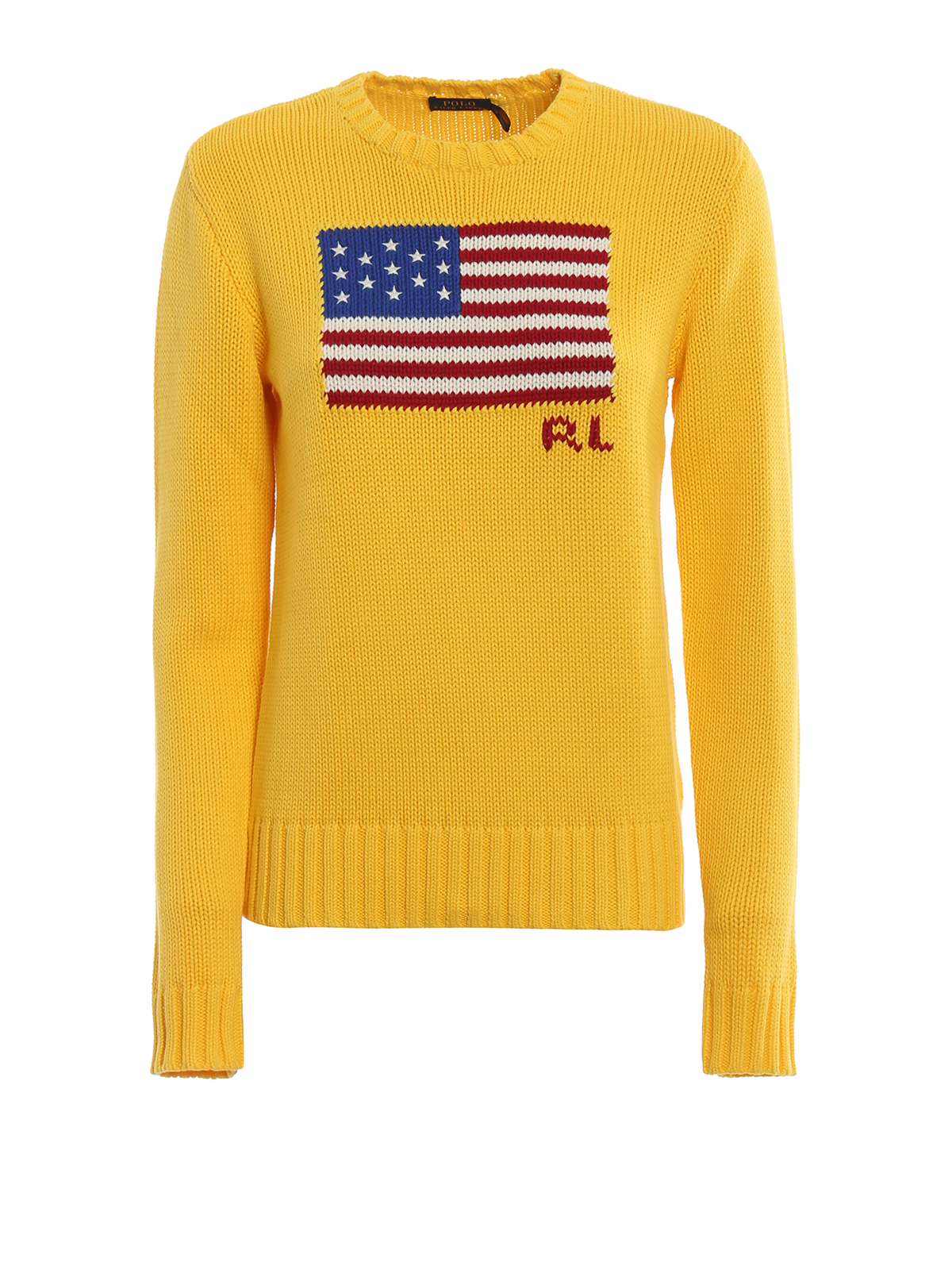 Crew necks Polo Ralph Lauren - Jacquard US flag sweater - 211738053003