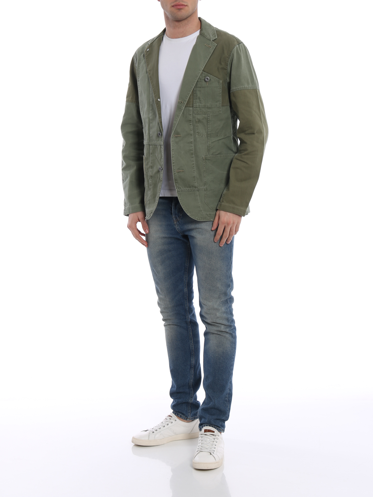 Denim jacket Polo Ralph Lauren - Patchwork cotton casual jacket -  710693625001