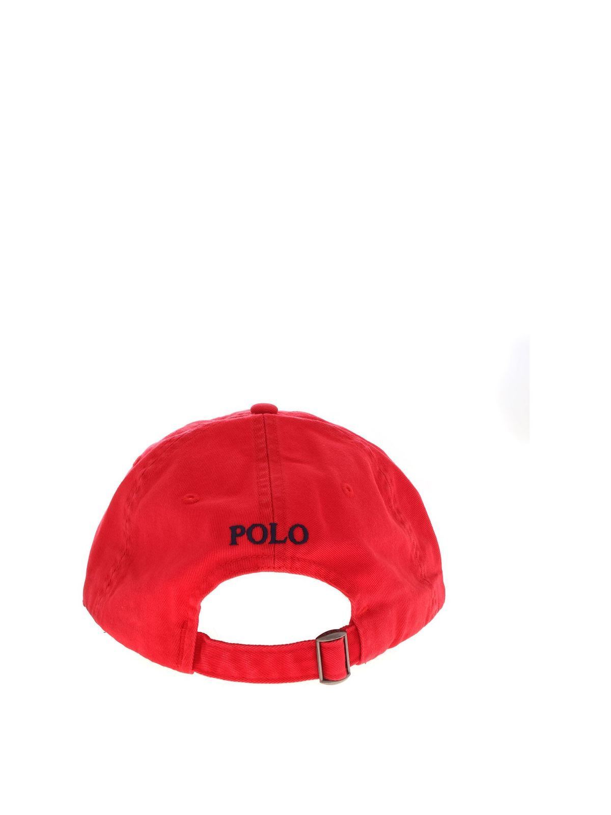 lade Graan Meditatief Hats & caps Polo Ralph Lauren - Logo baseball cap in red - 710548524002