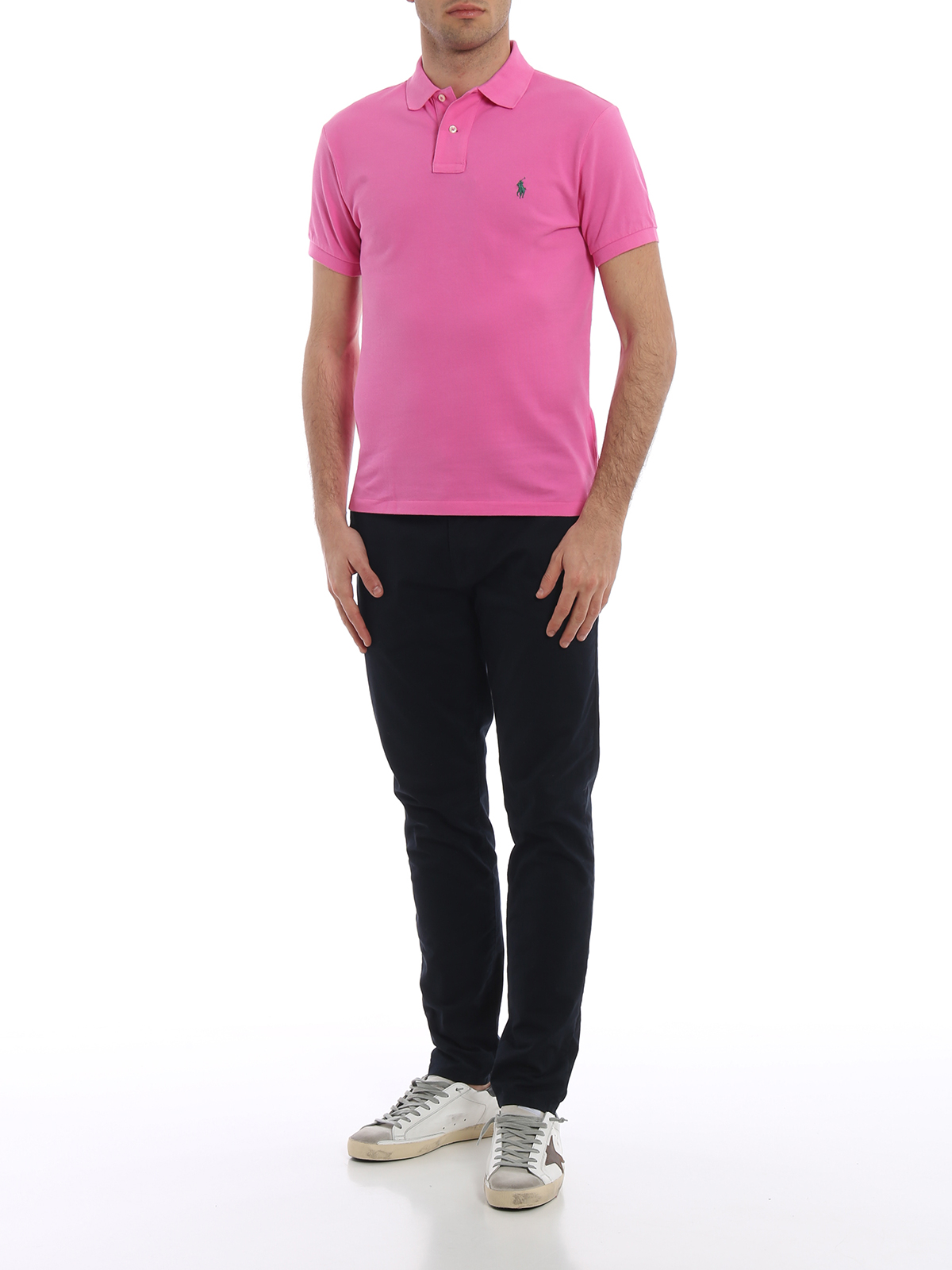 enthousiasme Jongleren Monnik Polo shirts Polo Ralph Lauren - Classic pink polo shirt in pique cotton -  710536856090