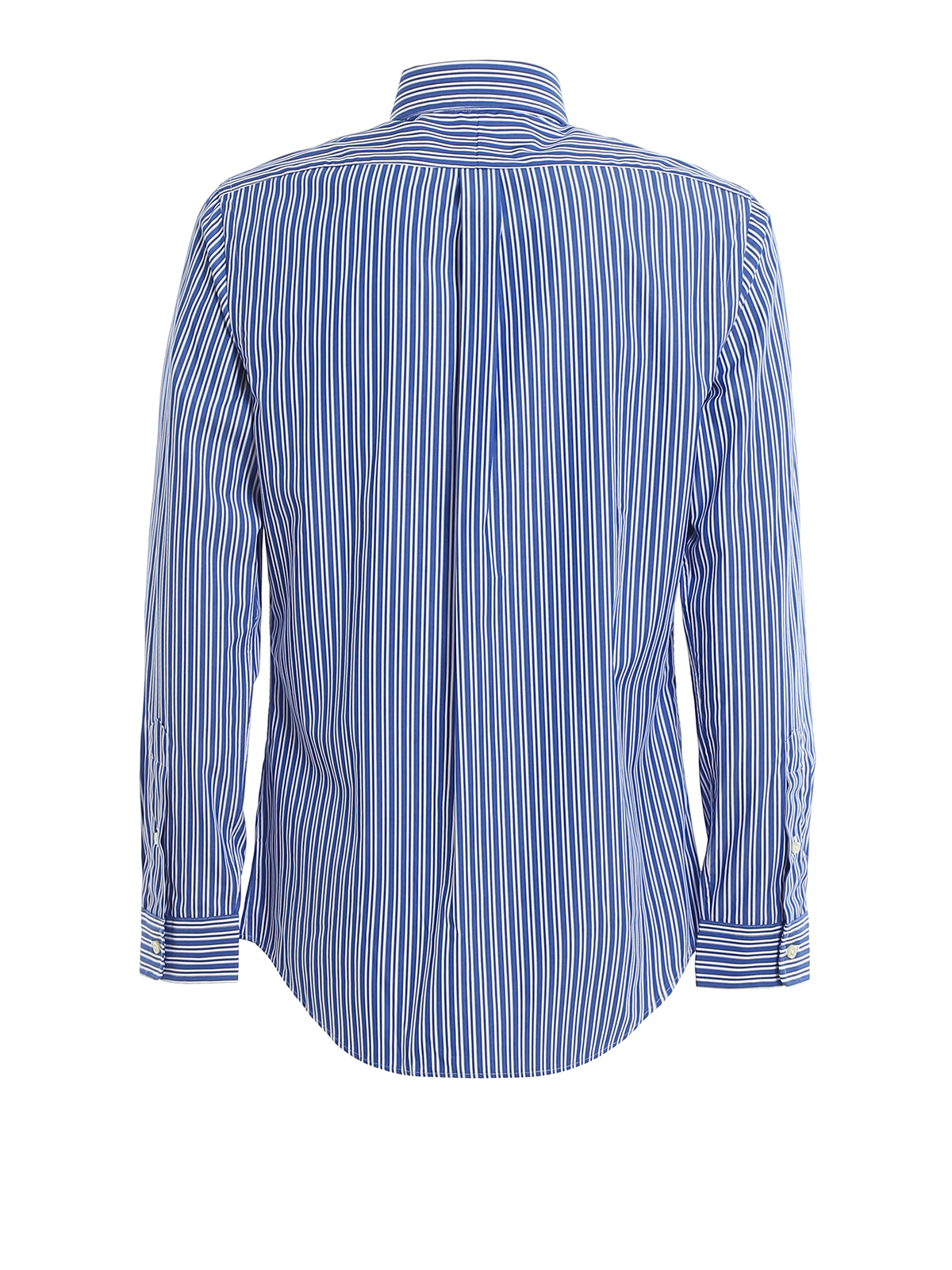 Polo Ralph Lauren - Camicia blu a righe in cotone - camicie - 710787320011