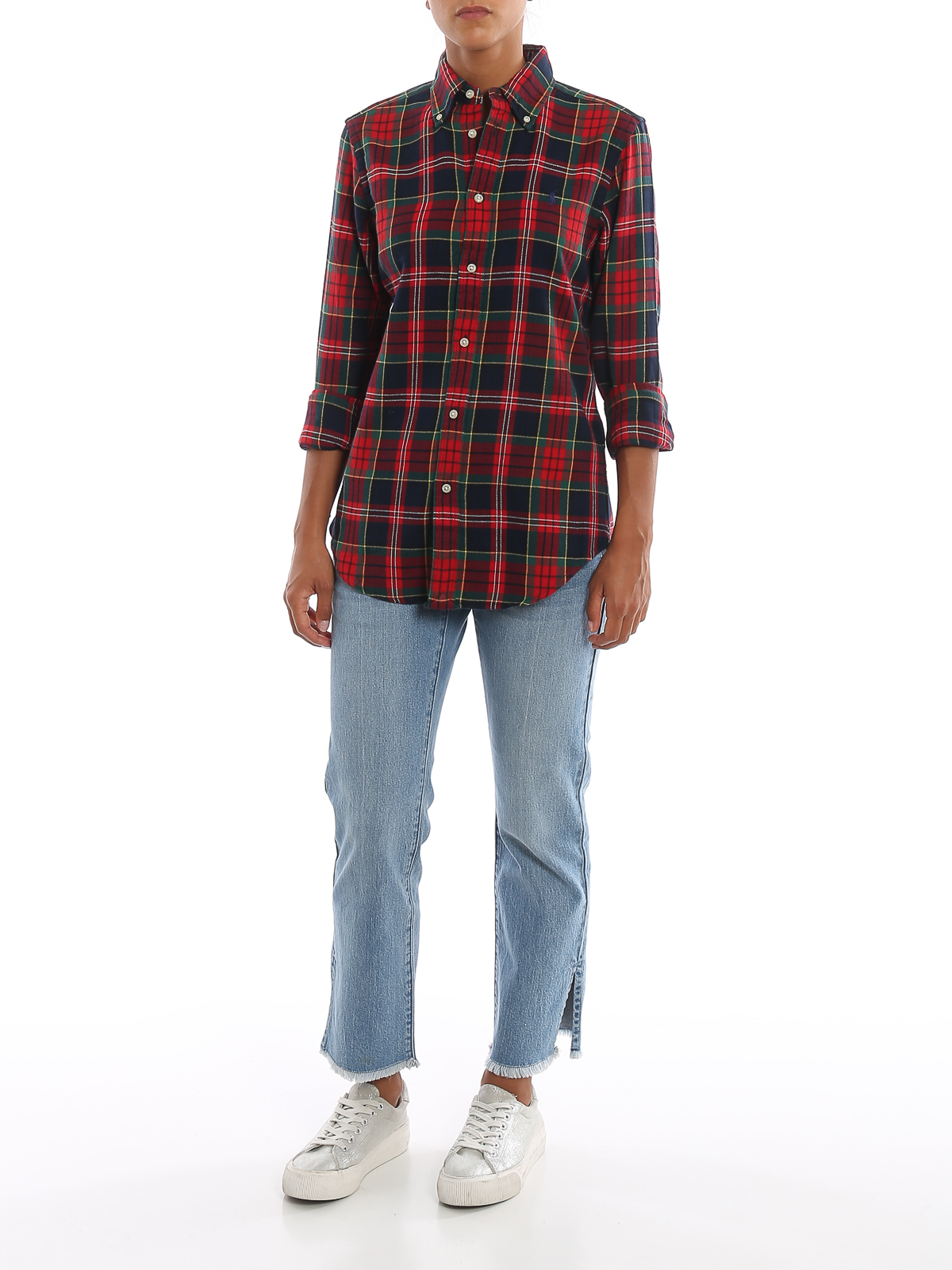 Shirts Polo Ralph Lauren - Plaid cotton twill shirt - 211765005002