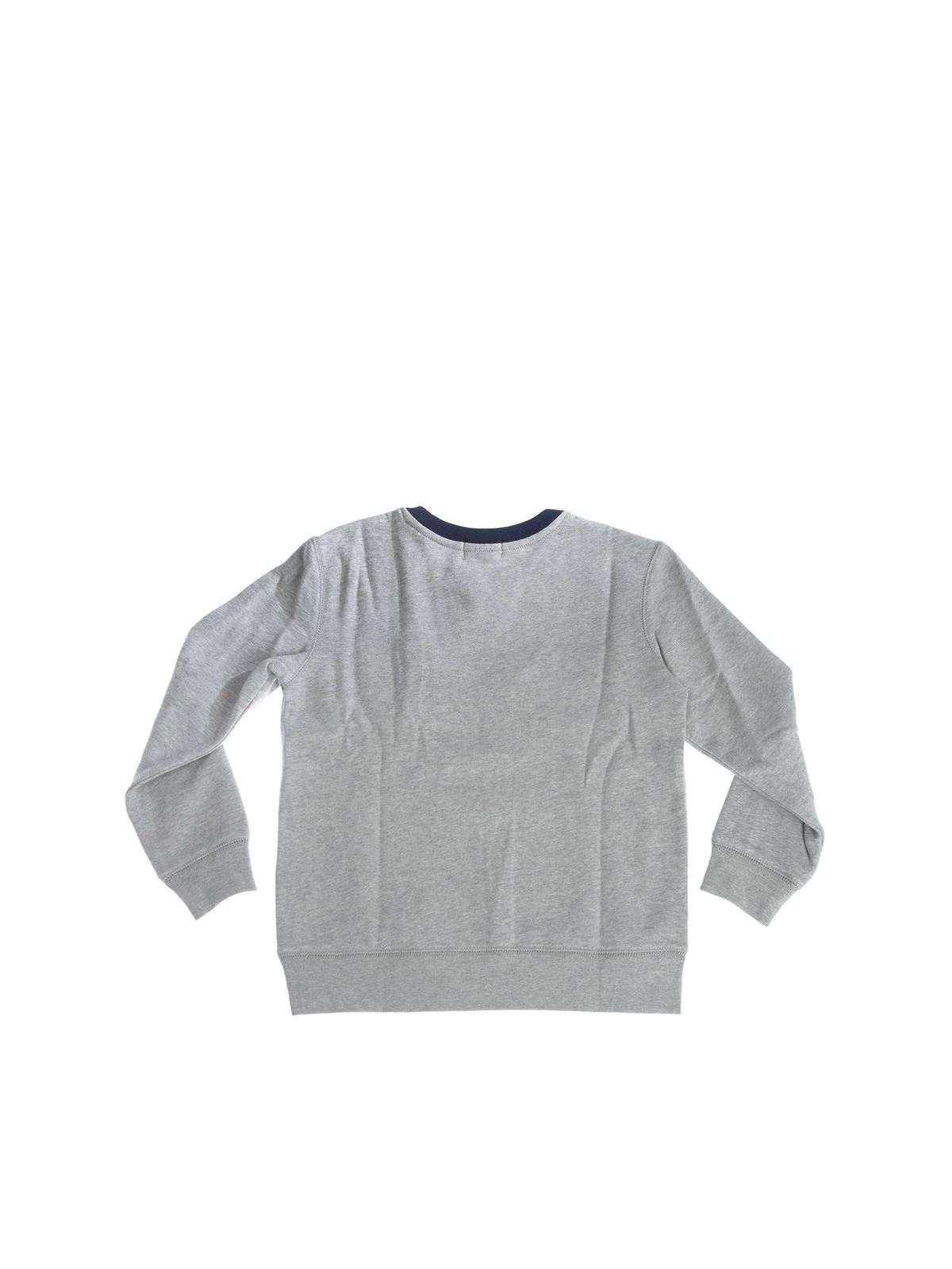 grey polo ralph lauren sweatshirt