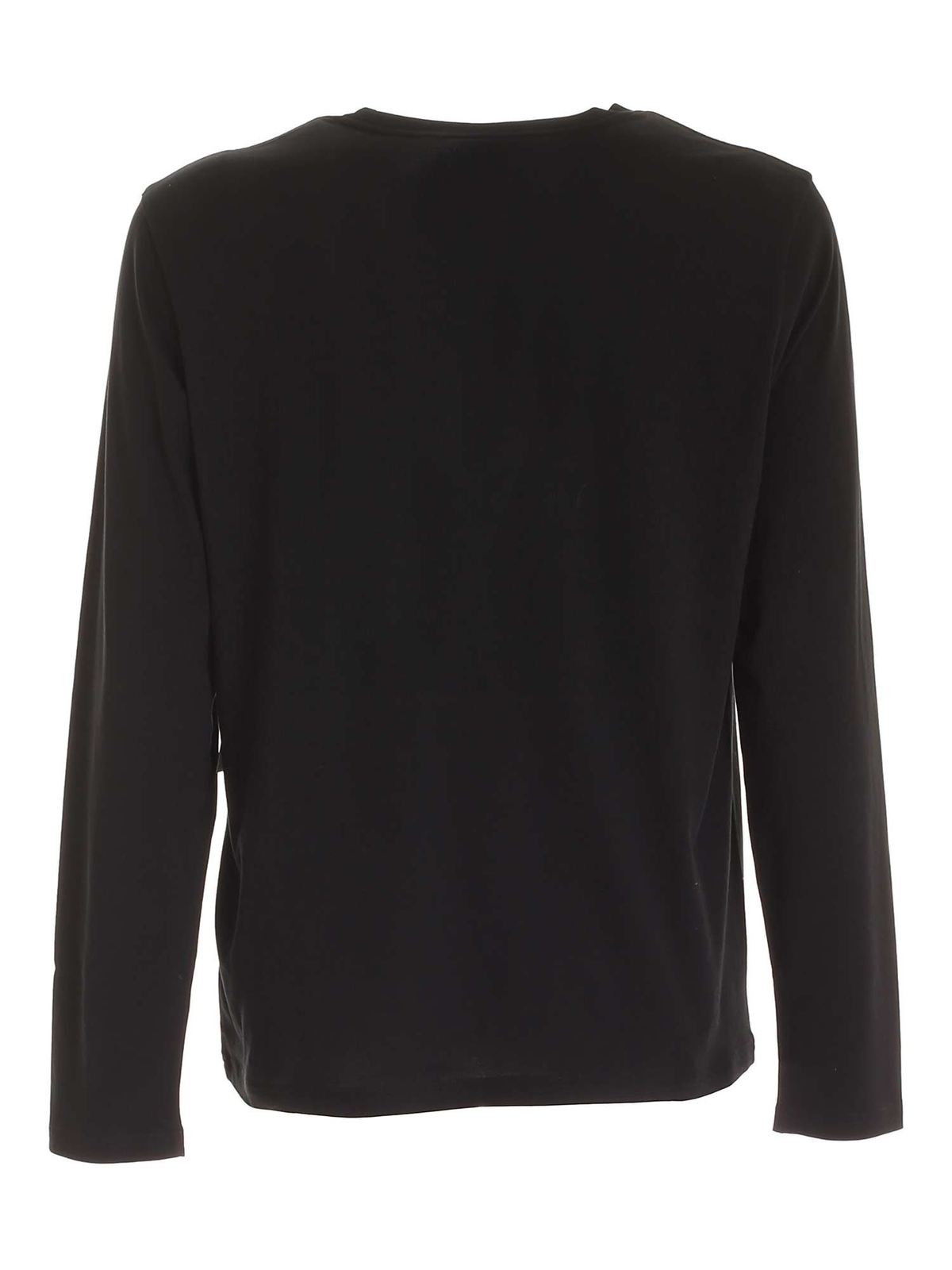 T-shirts Polo Ralph Lauren - Core Replen crewneck T-shirt in black ...