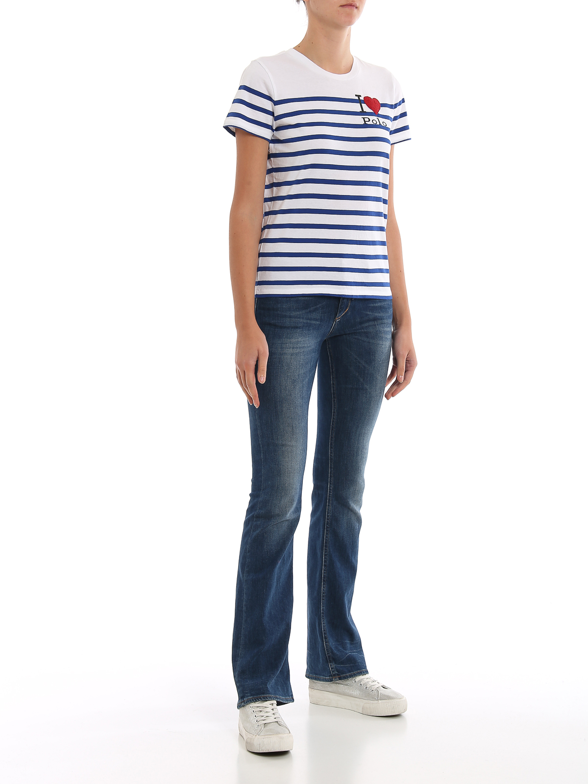 T-shirts Polo Ralph Lauren - I love Polo striped T-shirt - 211754351001