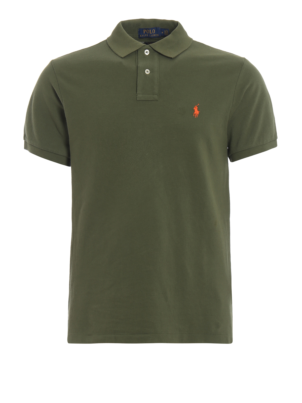Polo shirts Polo Ralph Lauren - Classic green polo shirt in pique cotton -  710536856163