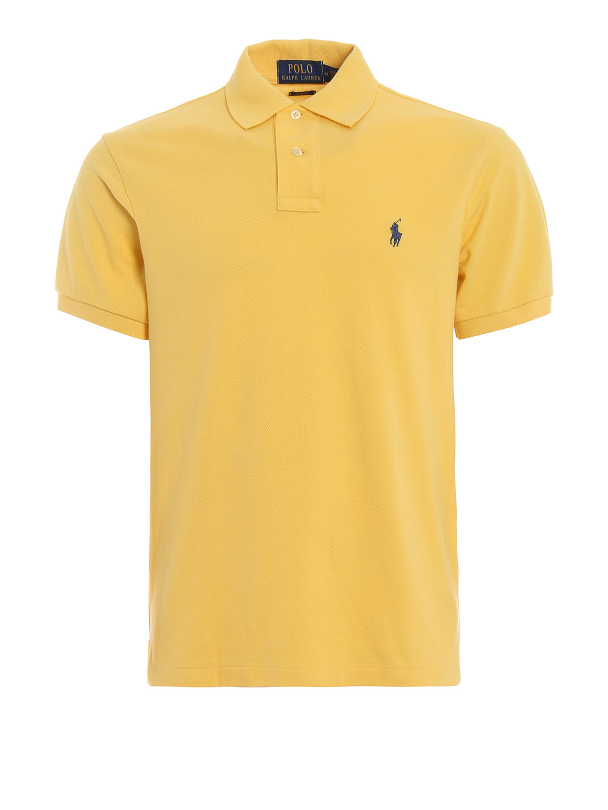 Polo shirts Polo Ralph Lauren - Classic yellow polo shirt in pique cotton -  710536856068