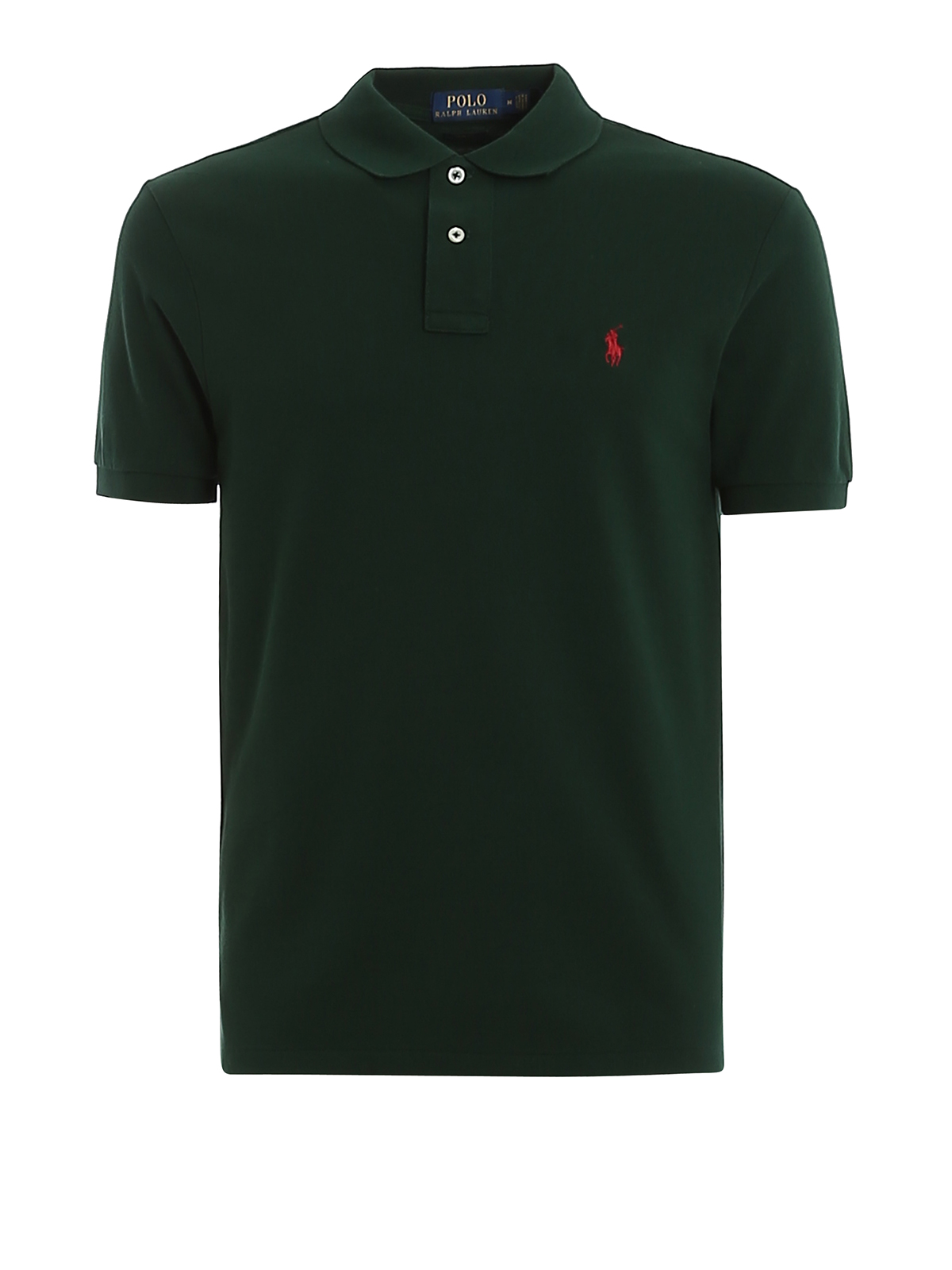 Polo shirts Polo Ralph Lauren - Dark green slim polo shirt - 710795080018