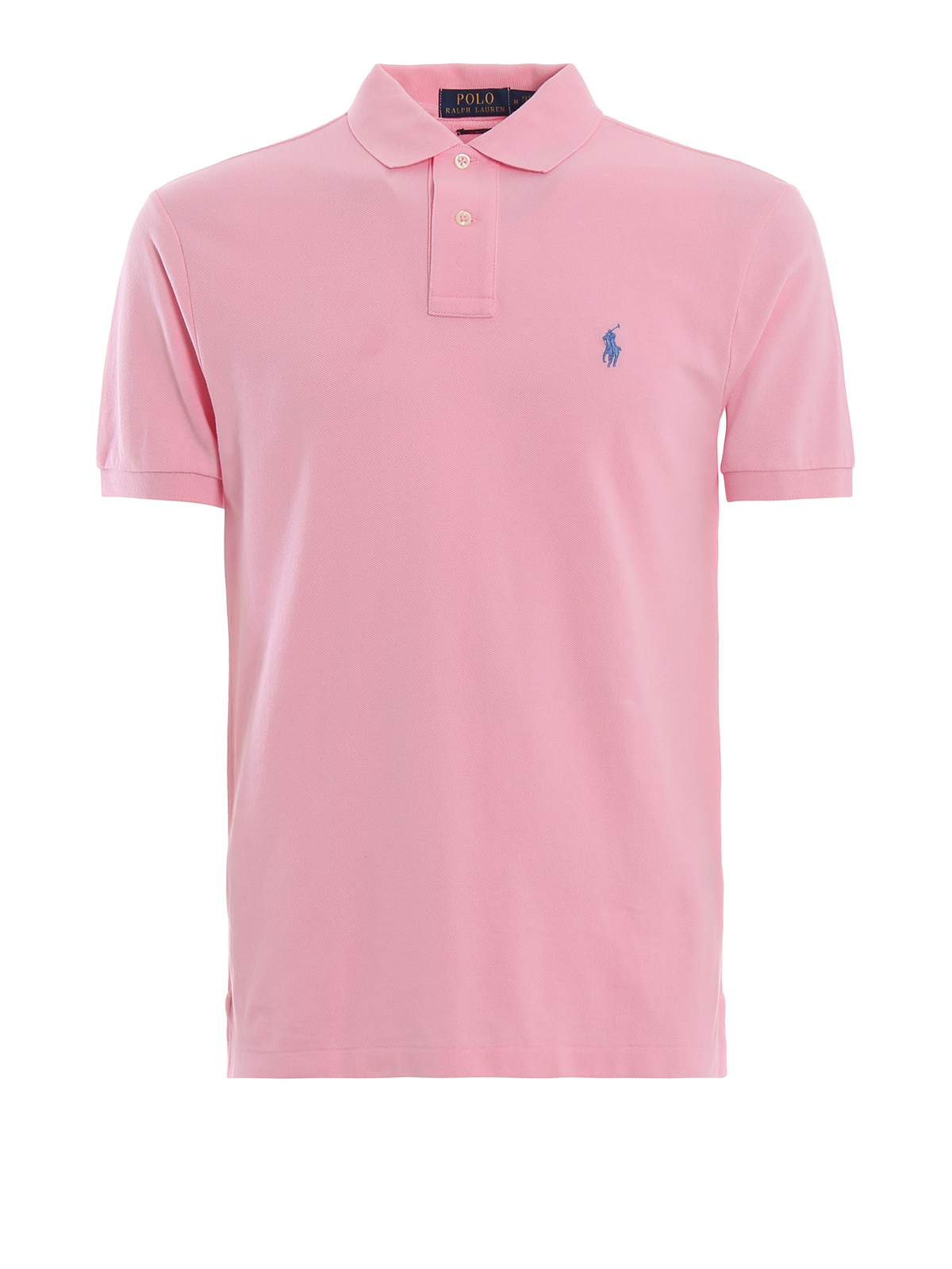 Polo shirts Polo Ralph Lauren - Light pink pique cotton polo shirt ...