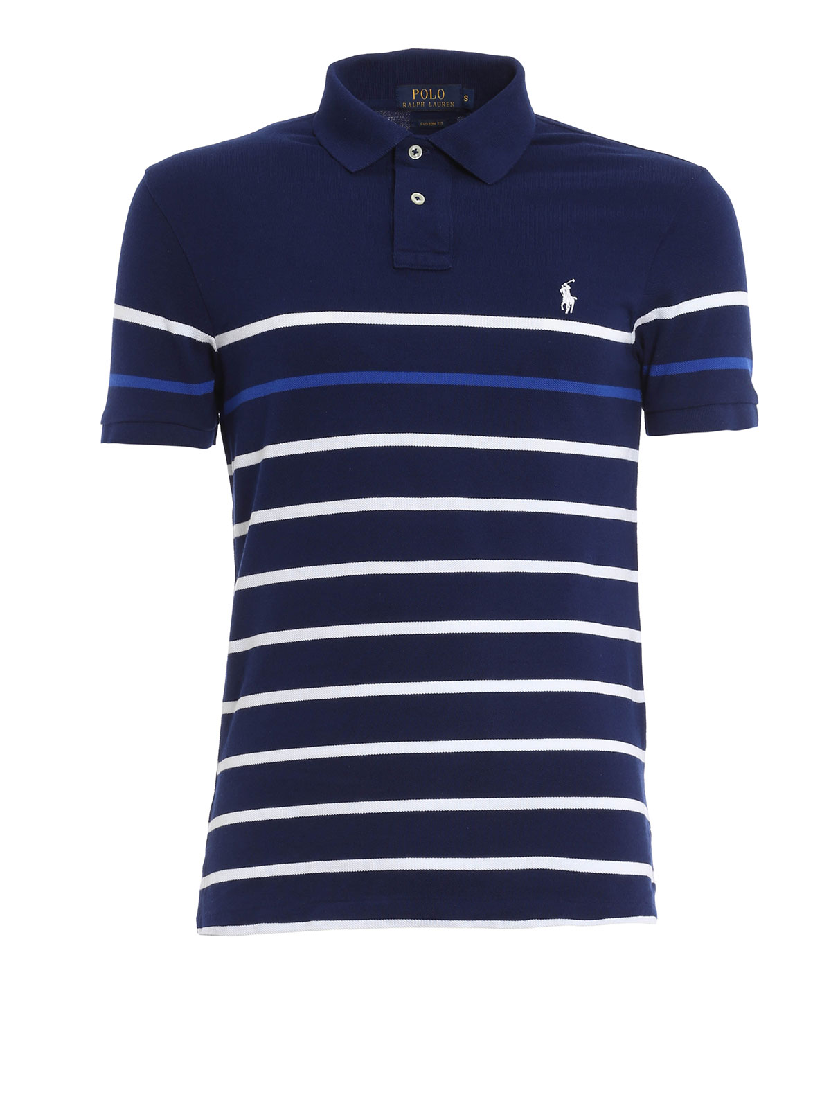 Polo shirts Polo Ralph Lauren - Striped cotton pique polo shirt ...