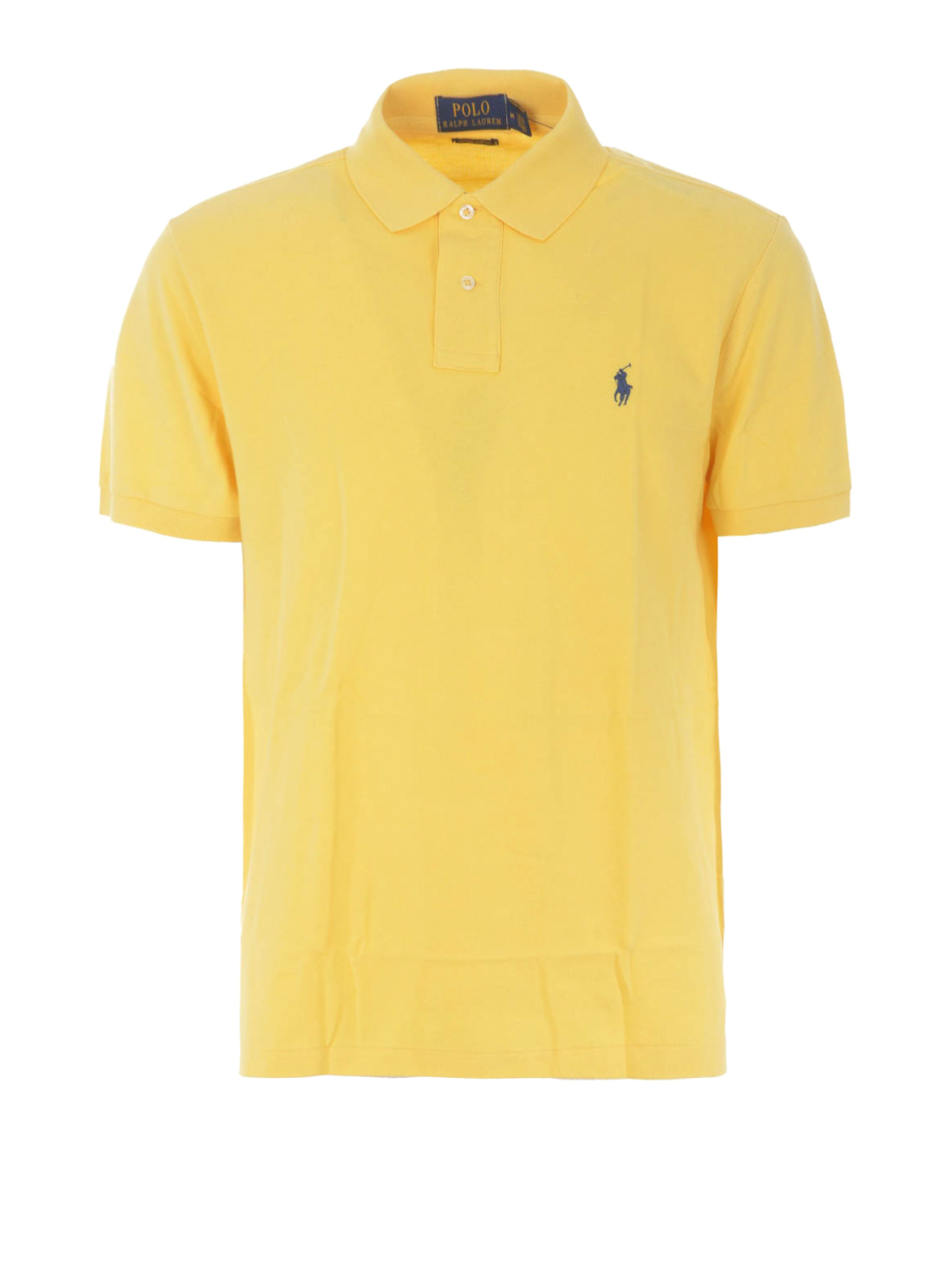 Polo shirts Polo Ralph Lauren - Yellow custom slim fit polo shirt -  680784068