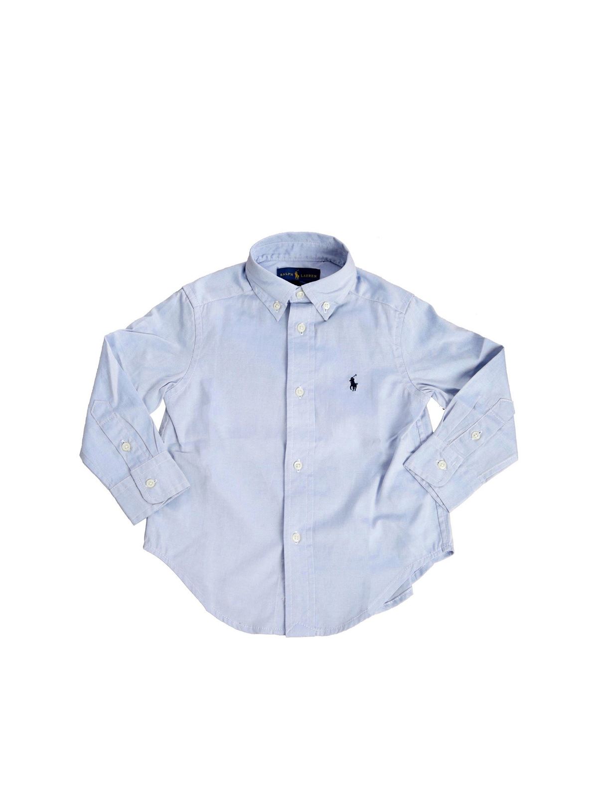 blue ralph lauren button down shirts