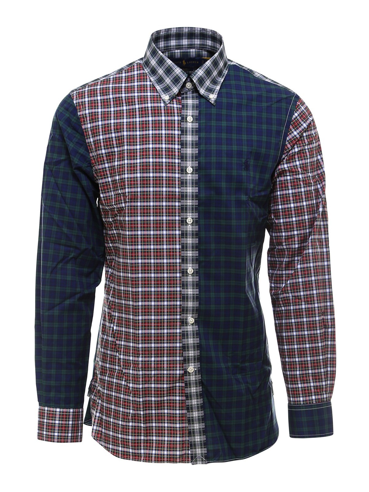 Shirts Polo Ralph Lauren - Patchwork check cotton shirt - 712825287003