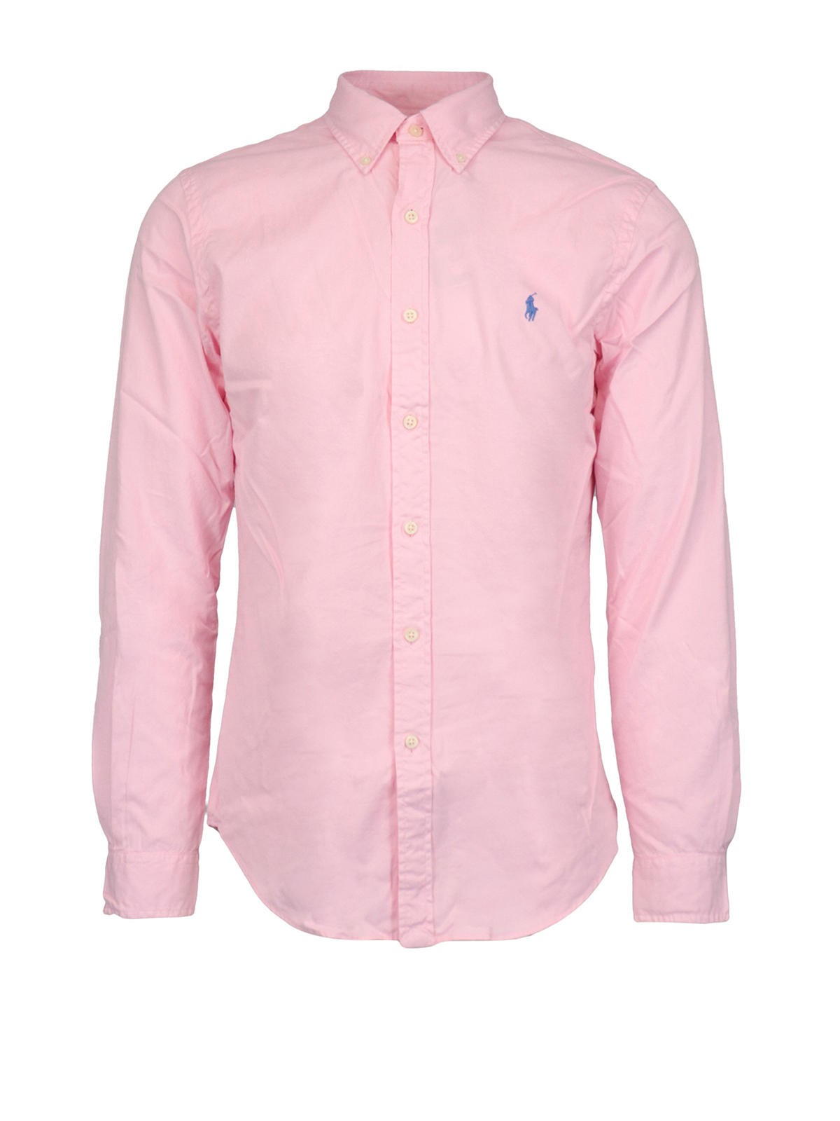 Polo Ralph Lauren - Slim fit pink cotton shirt - shirts - 710787192004