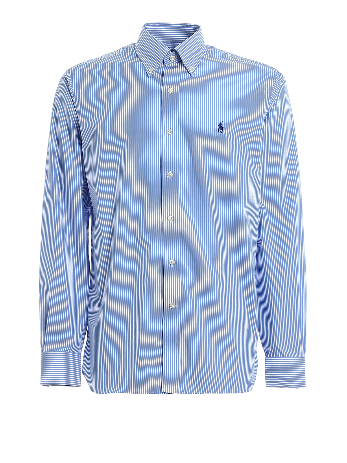 ralph lauren striped cotton shirt