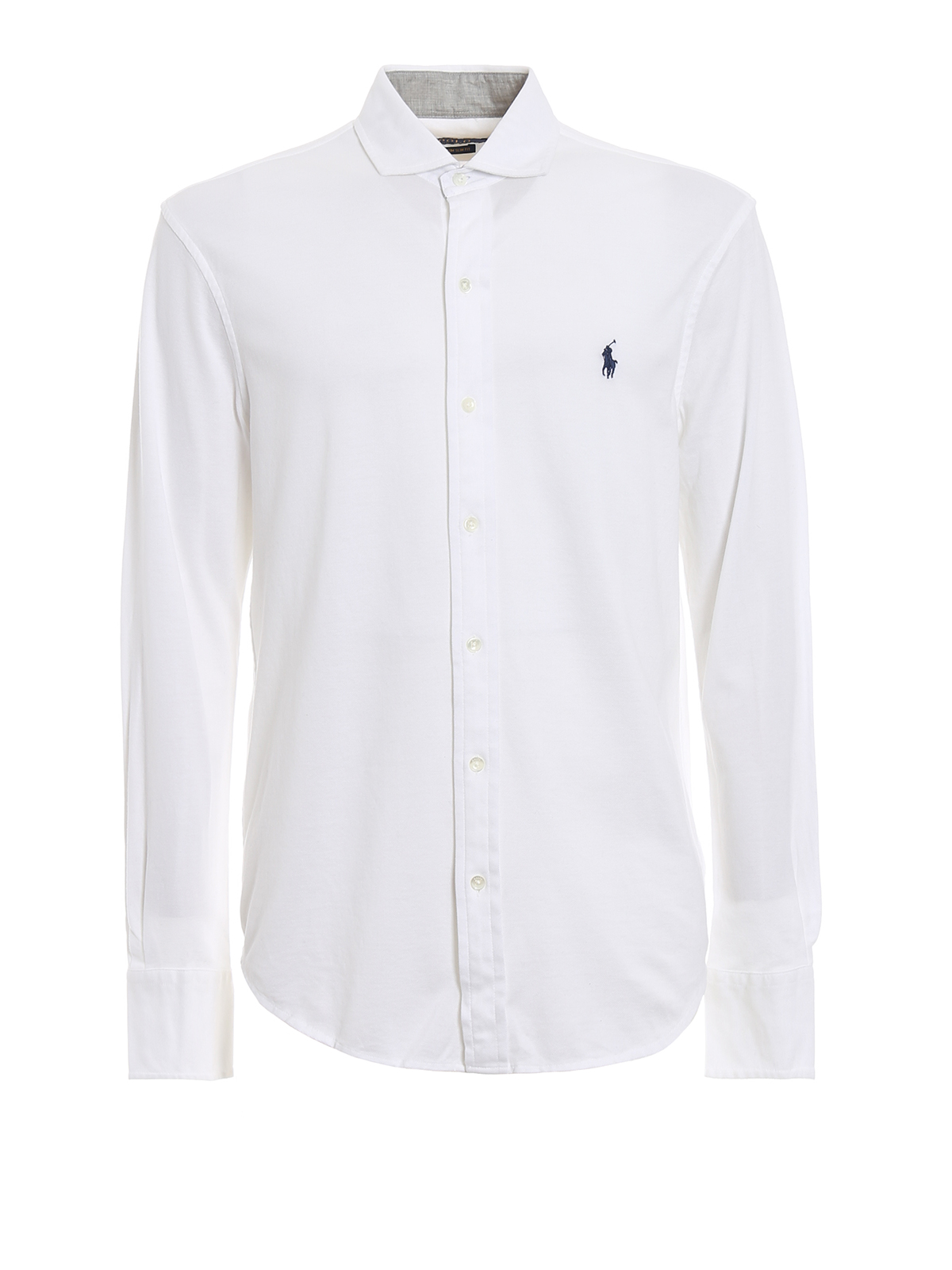 ralph lauren white slim fit shirt