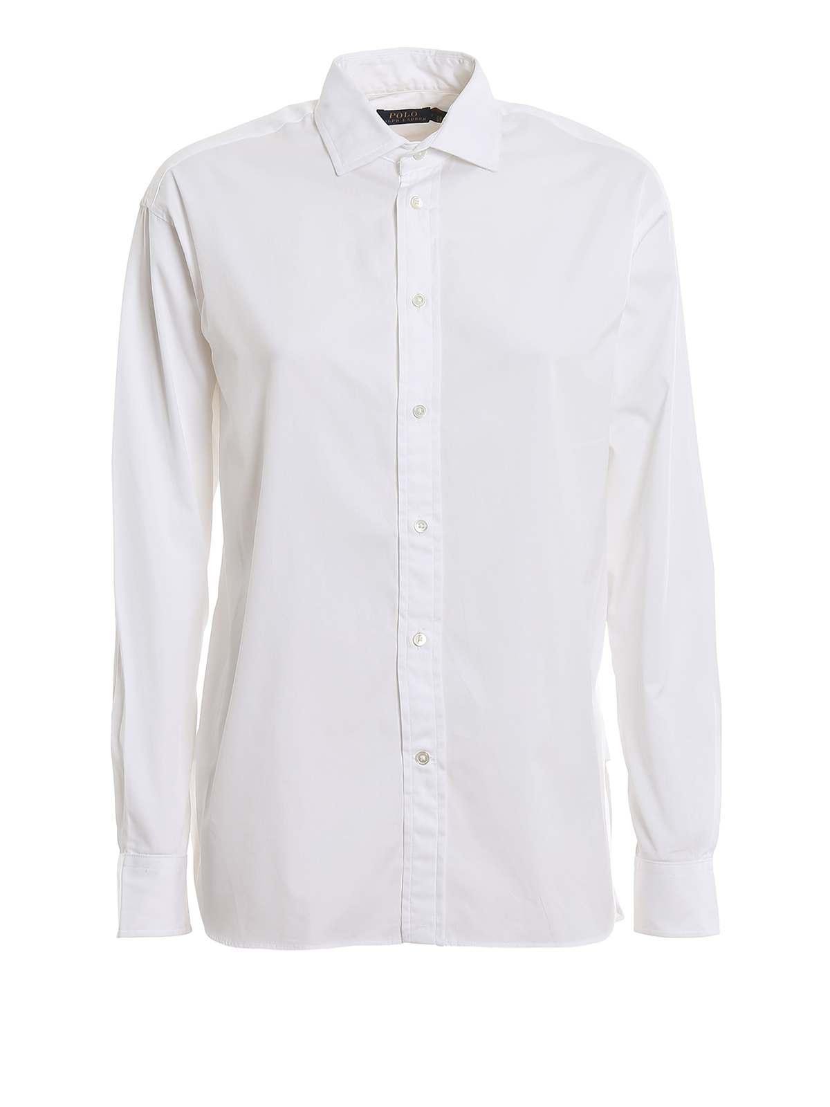 ralph lauren white poplin shirt