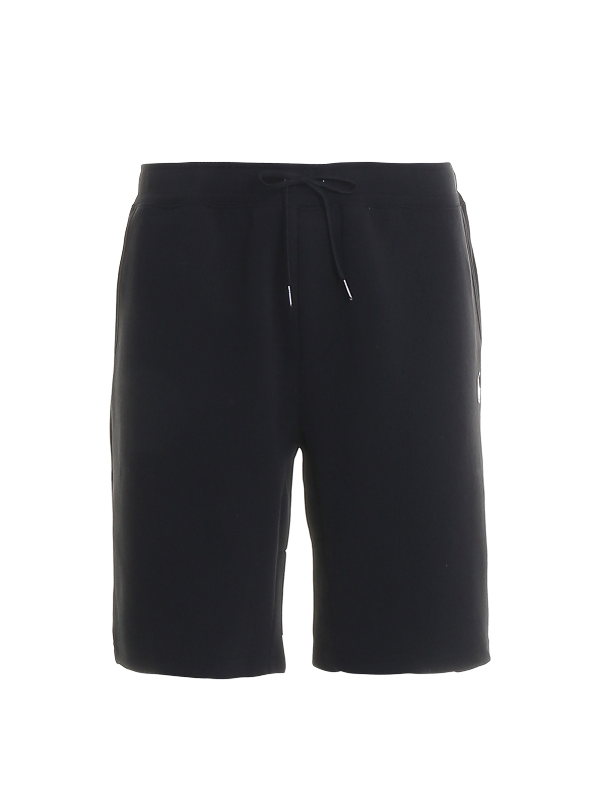 Logo embroidery stretch cotton shorts 