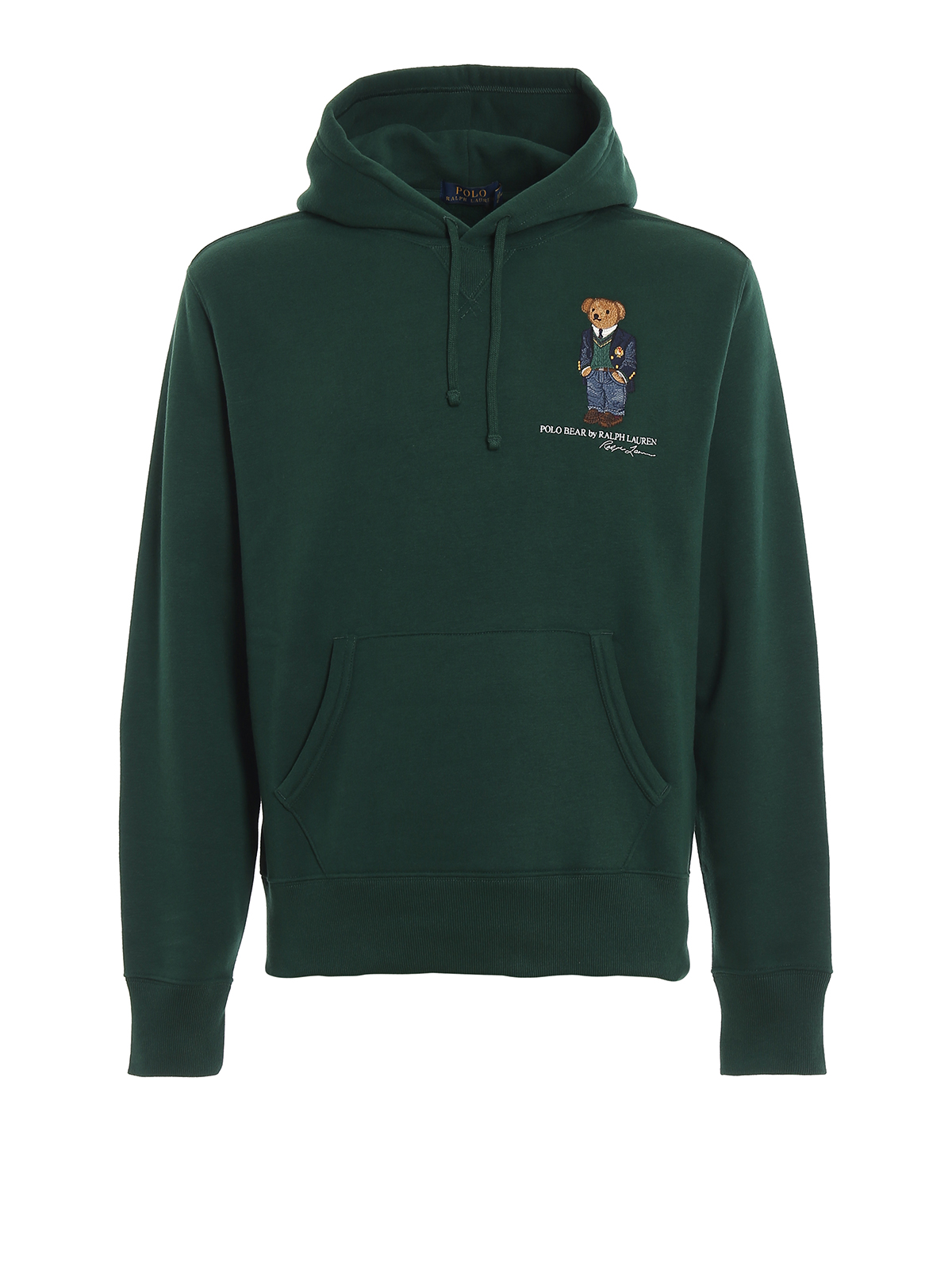 Sweatshirts & Sweaters Polo Ralph Lauren - Polo Bear fleece cotton green  hoodie - 710766807004