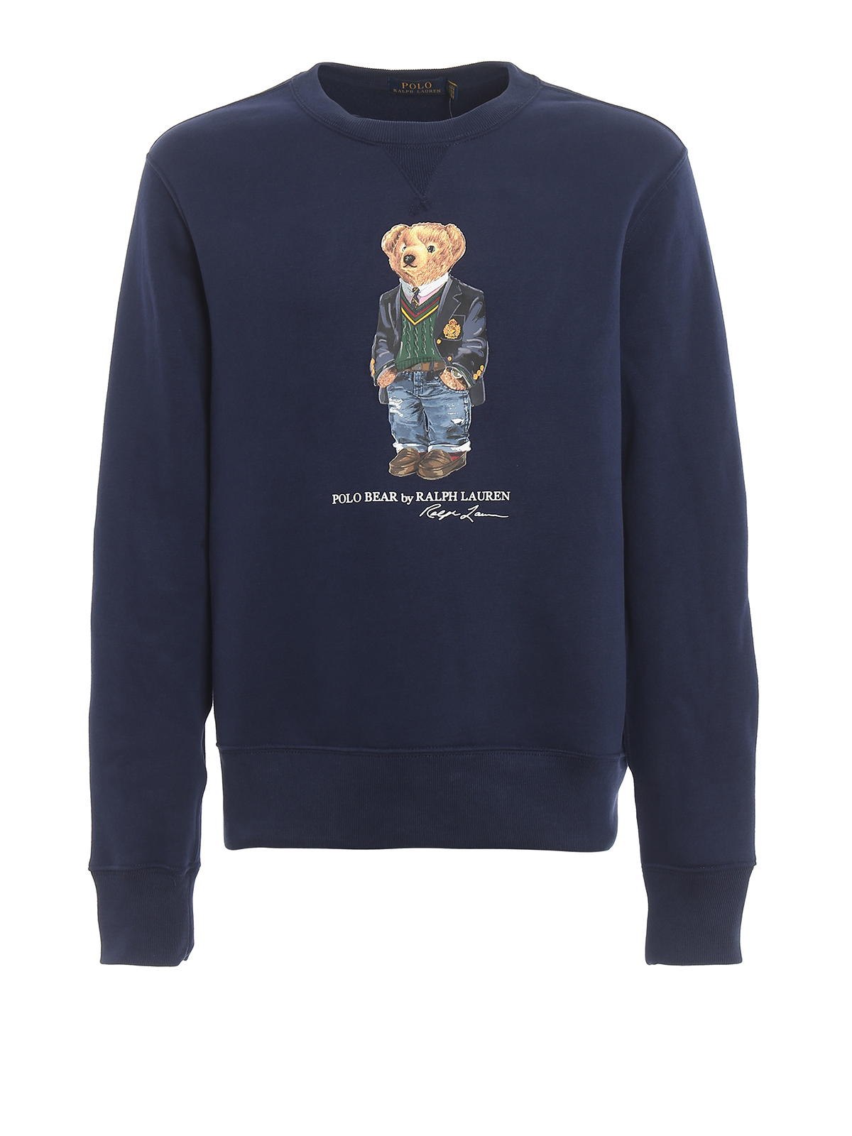 polo sweatshirt with bear