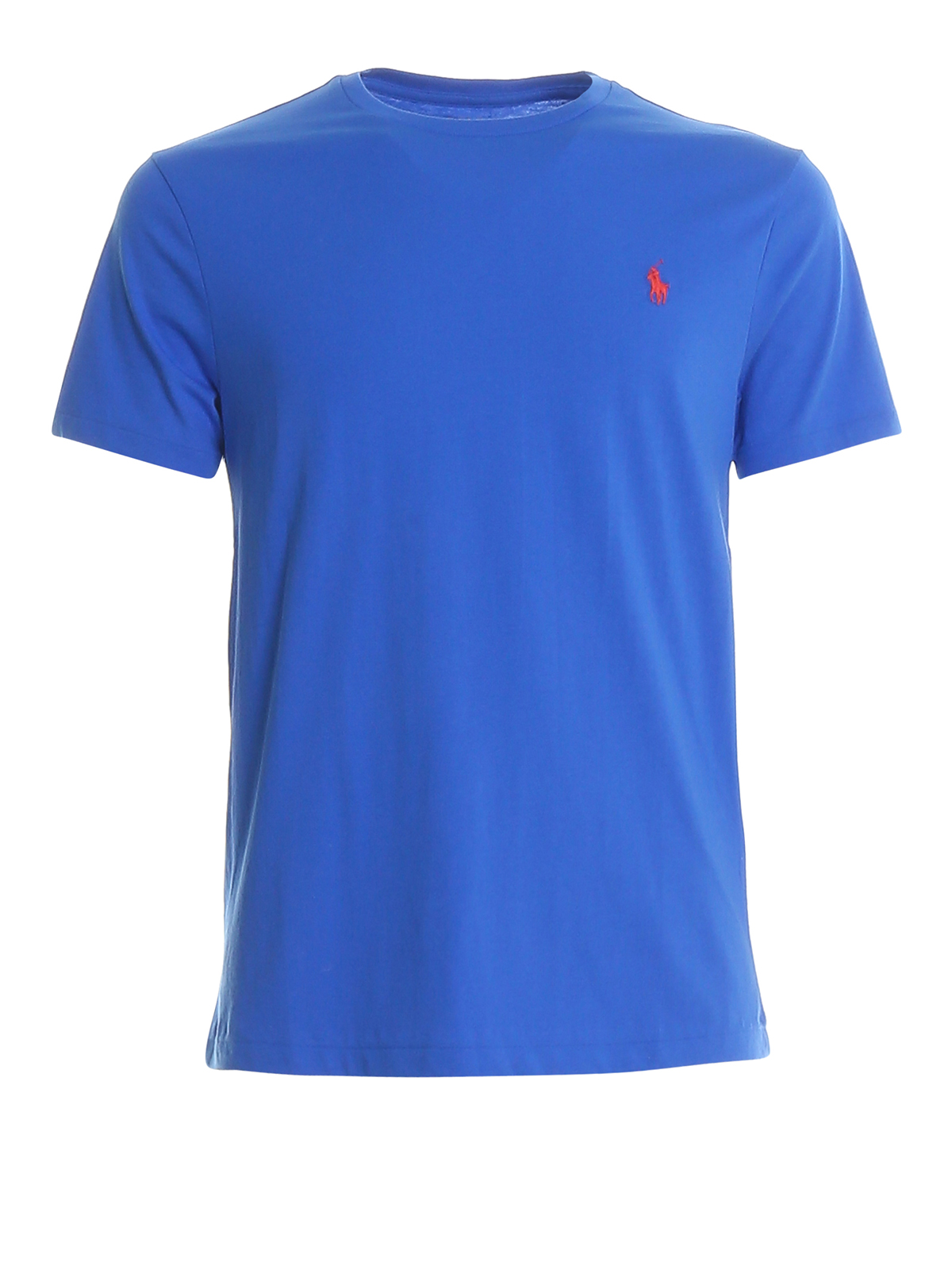 POLO RALPH LAUREN JERSEY T-SHIRT WITH EMBROIDERED LOGO
