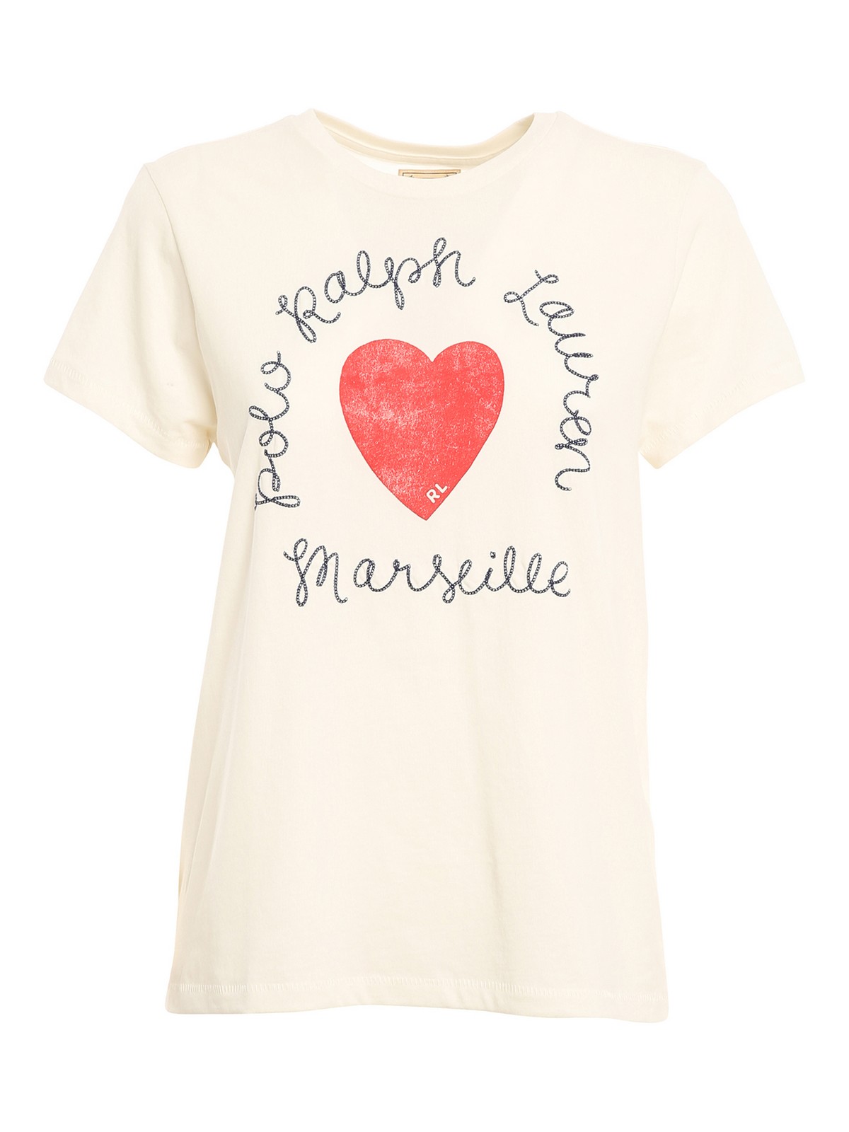 T-shirts Polo Ralph Lauren - Logo embroidery T-shirt - 211827902001