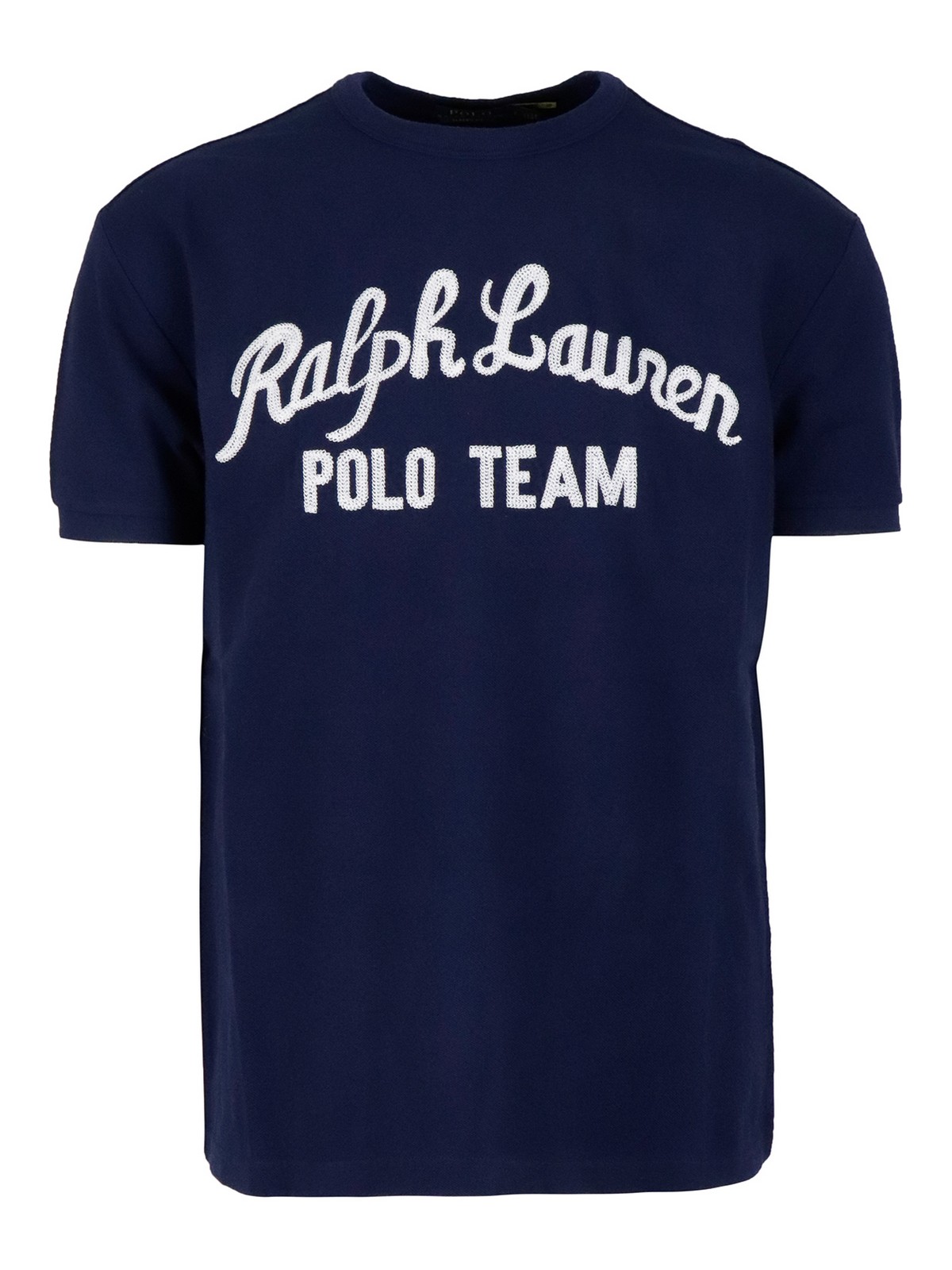 POLO RALPH LAUREN LOGO LETTERING EMBROIDERY T-SHIRT