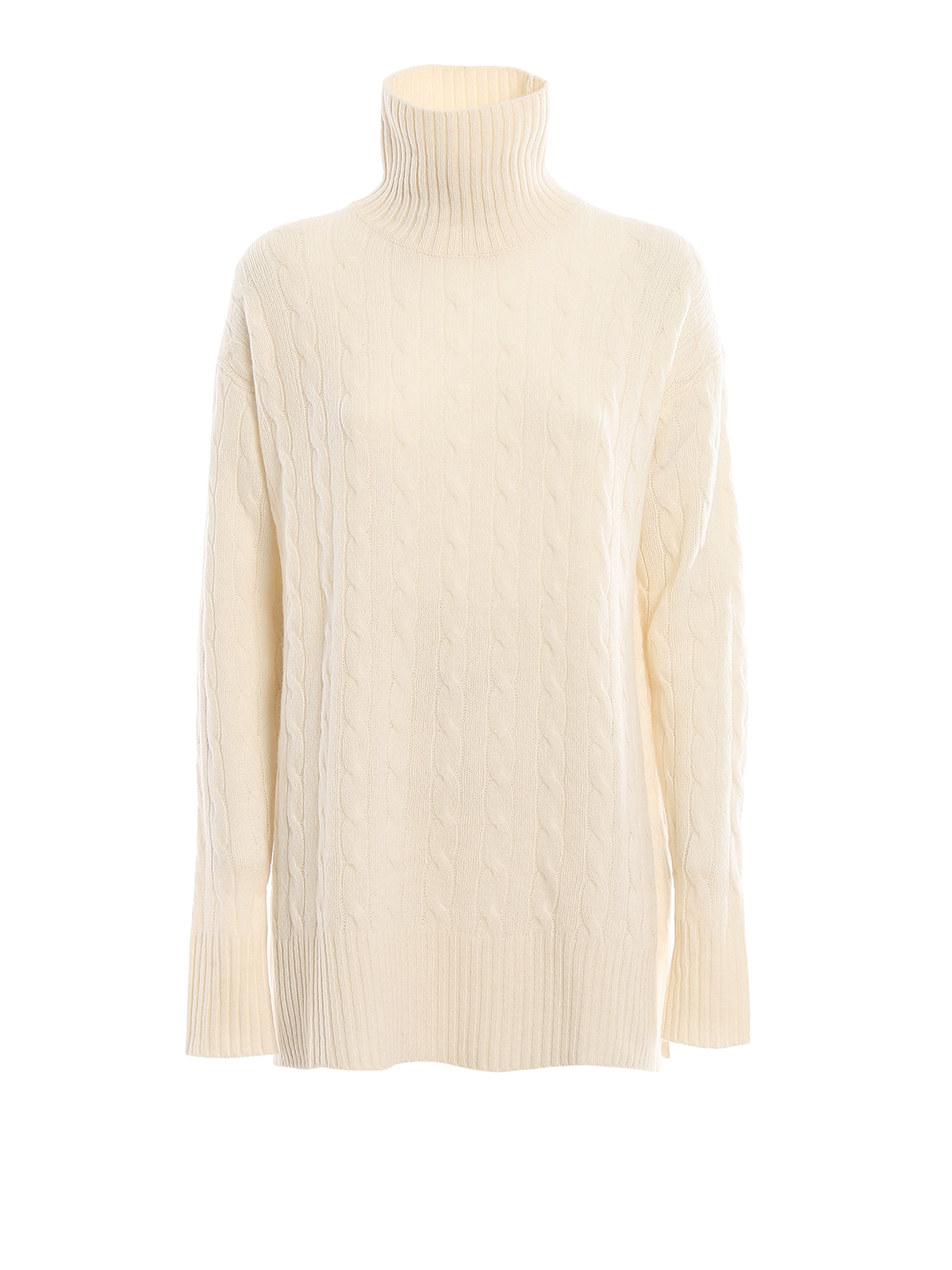 cable knit wool turtleneck 
