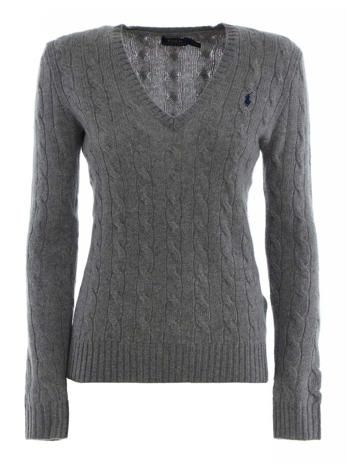 Polo Ralph Lauren - Cable-knit V-neck sweater - v necks - 211508656016