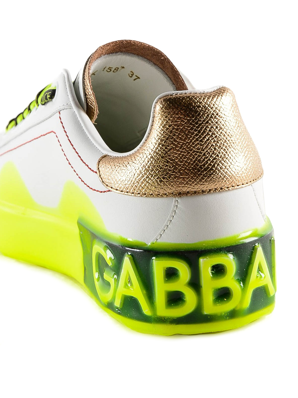 Trainers Dolce & Gabbana - Portofino Melt calfskin sneakers -  CK1587AK2368P350