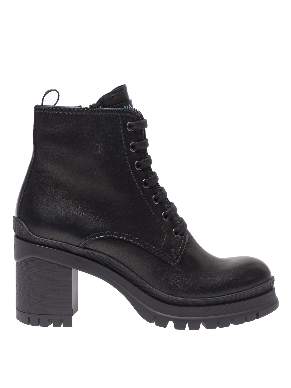 prada lace up ankle boots