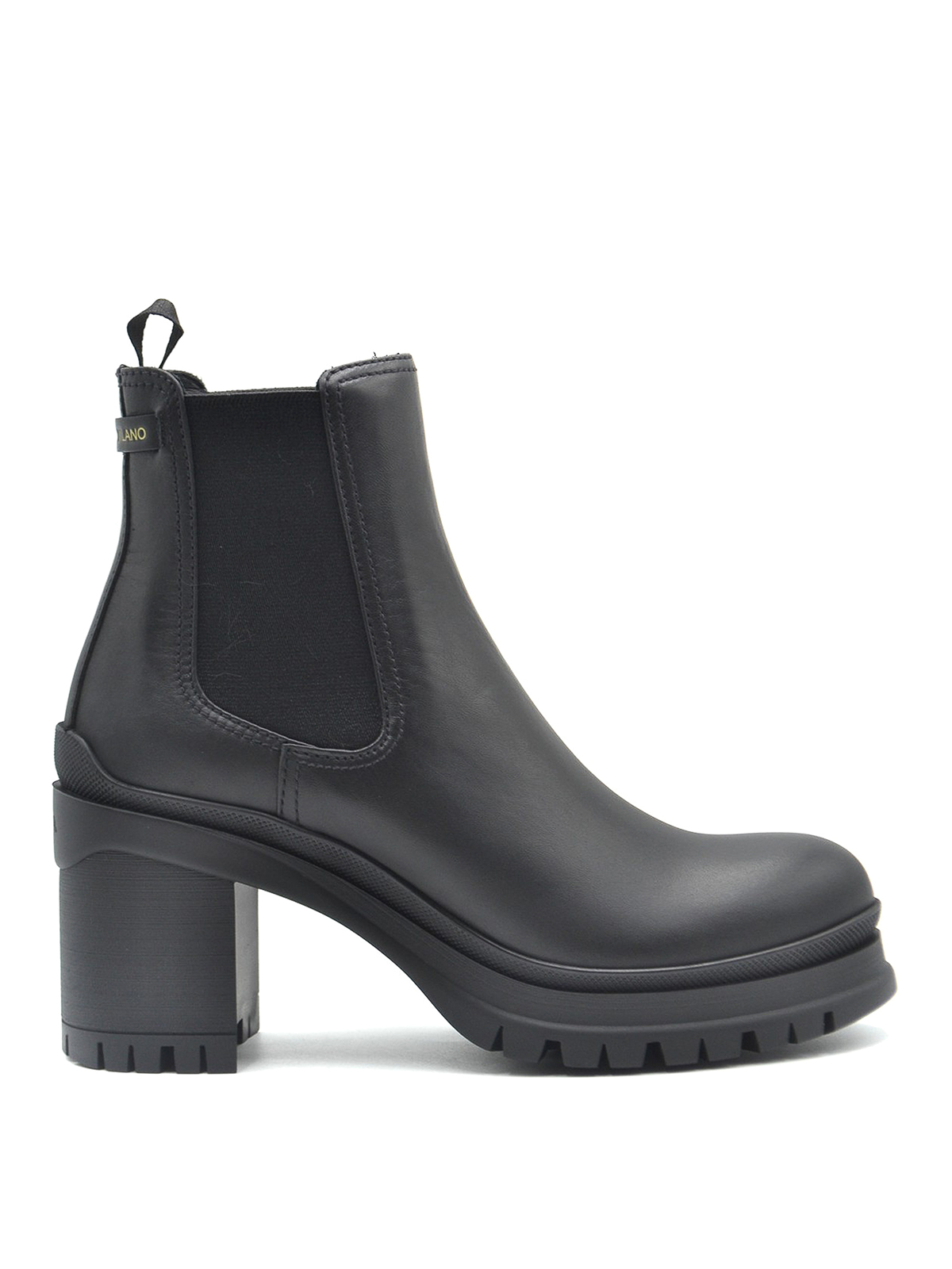 Prada black leather boots Clearance
