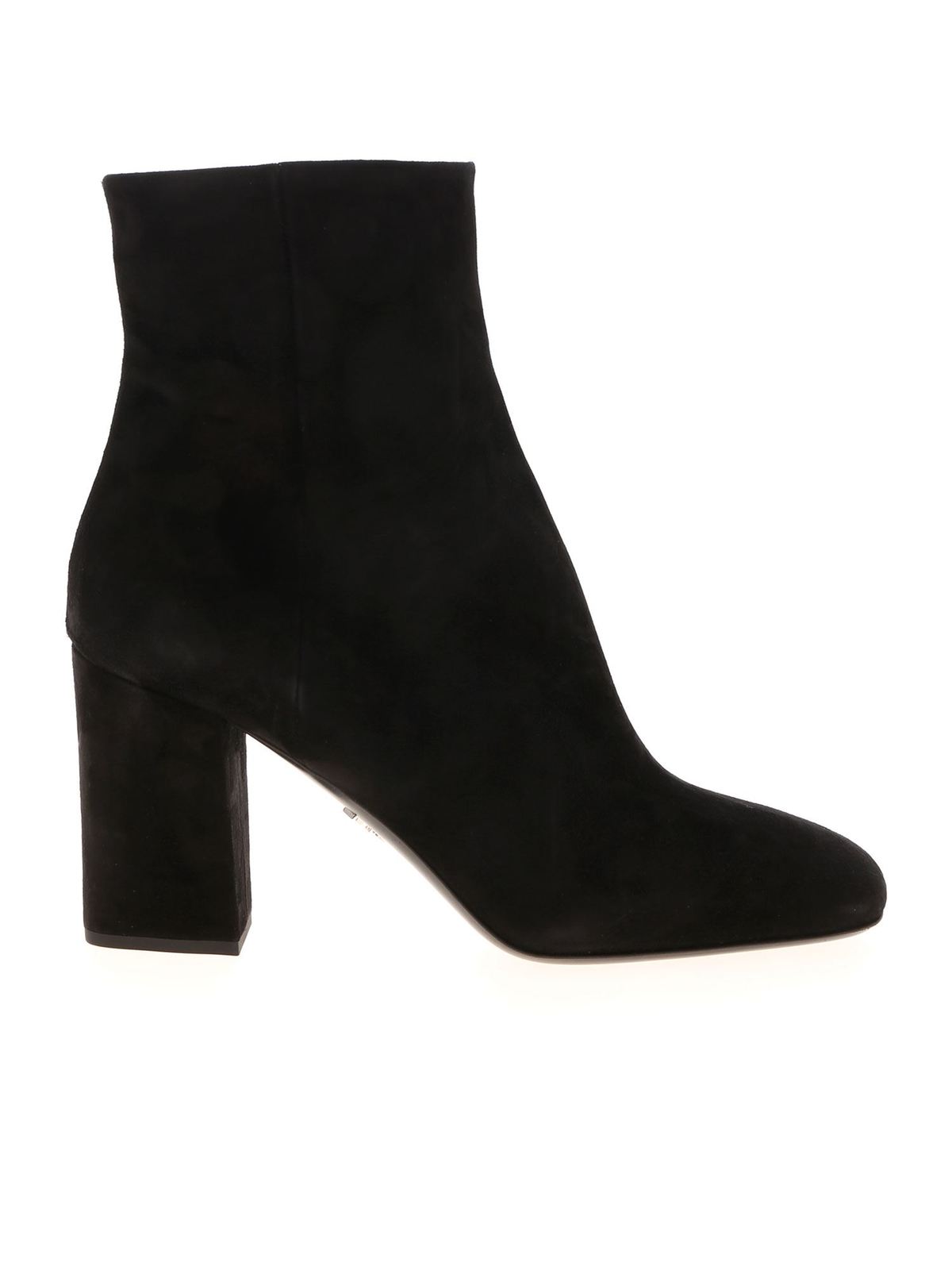 suede black ankle boots