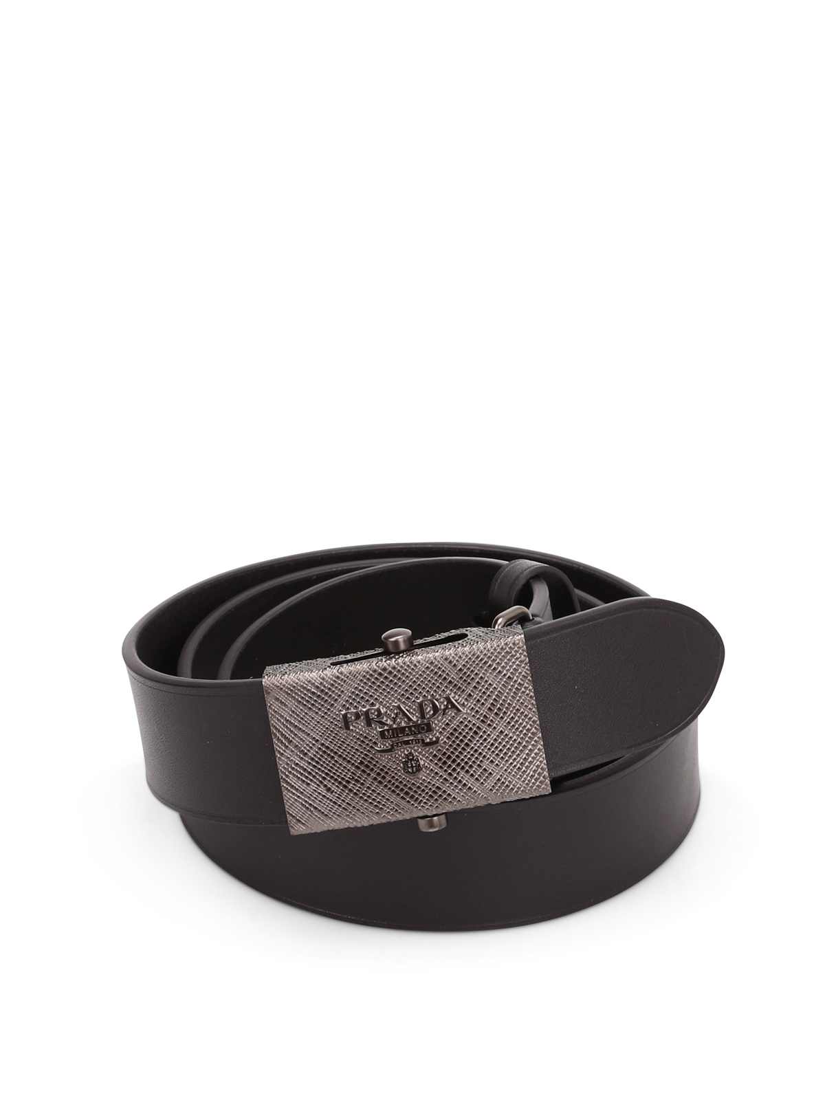 Cinturones Prada - Cinturón Negro Para Hombre - 2CM005908F000207