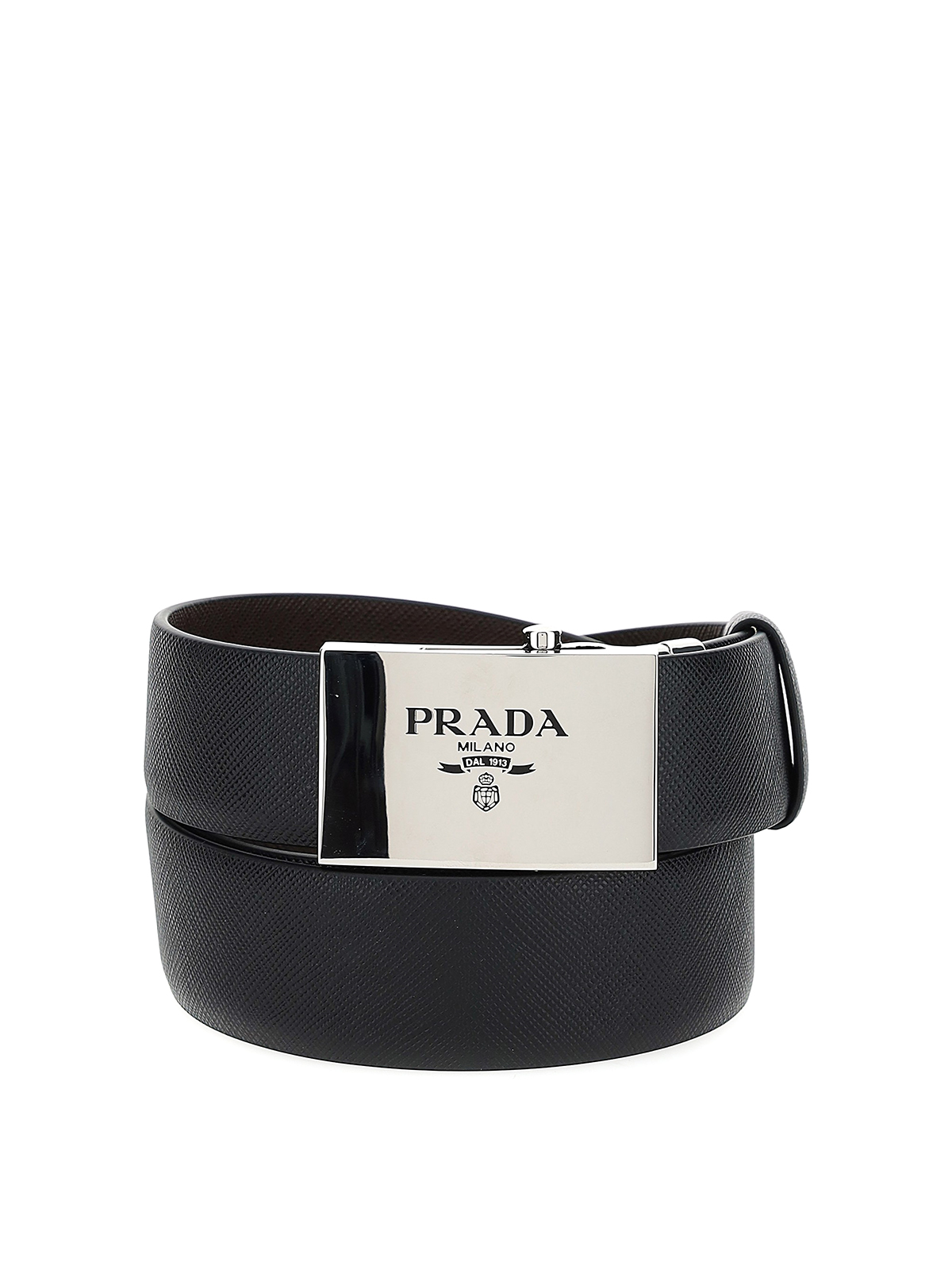prada saffiano leather belt