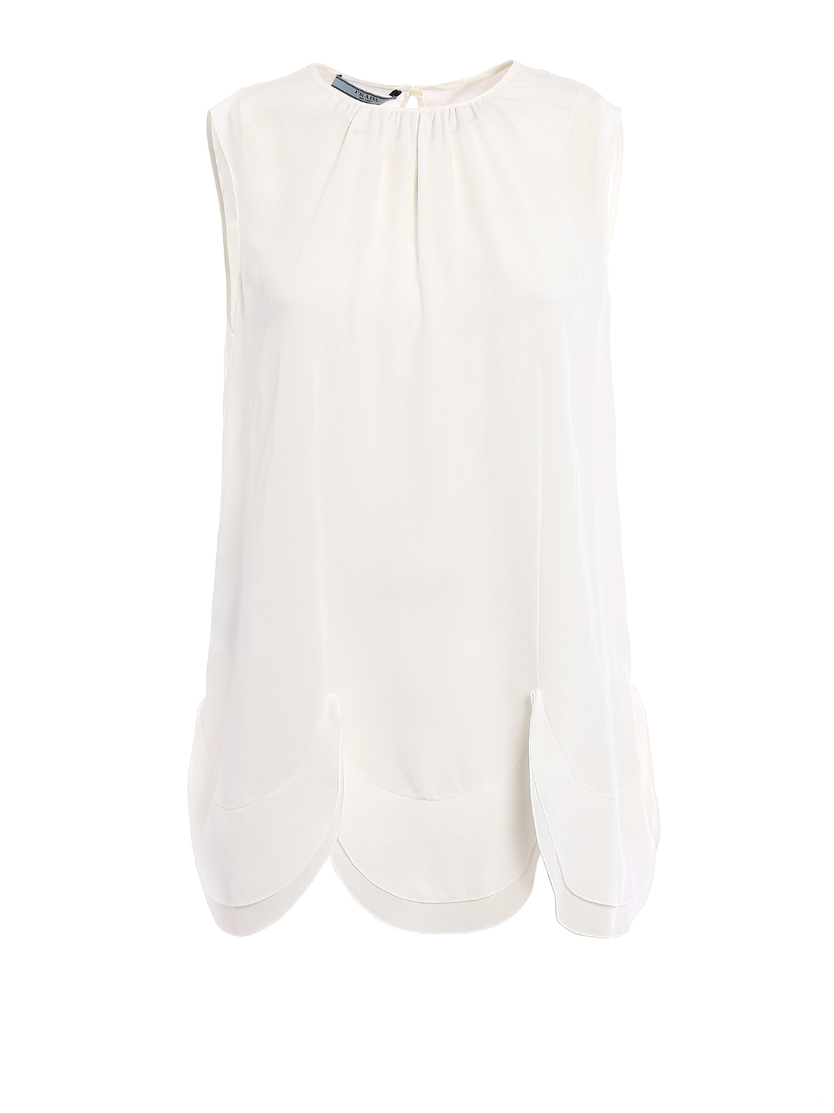 prada silk top