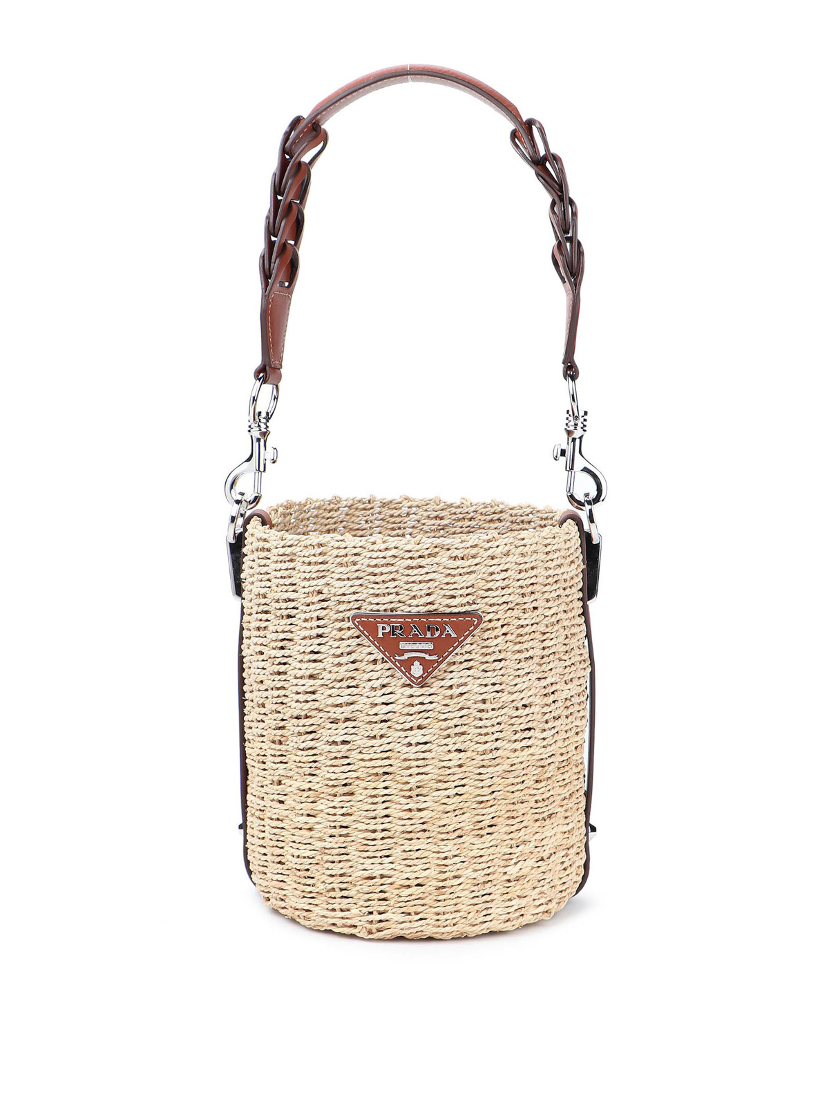Prada - Straw bucket bag - کیف خمره ای 