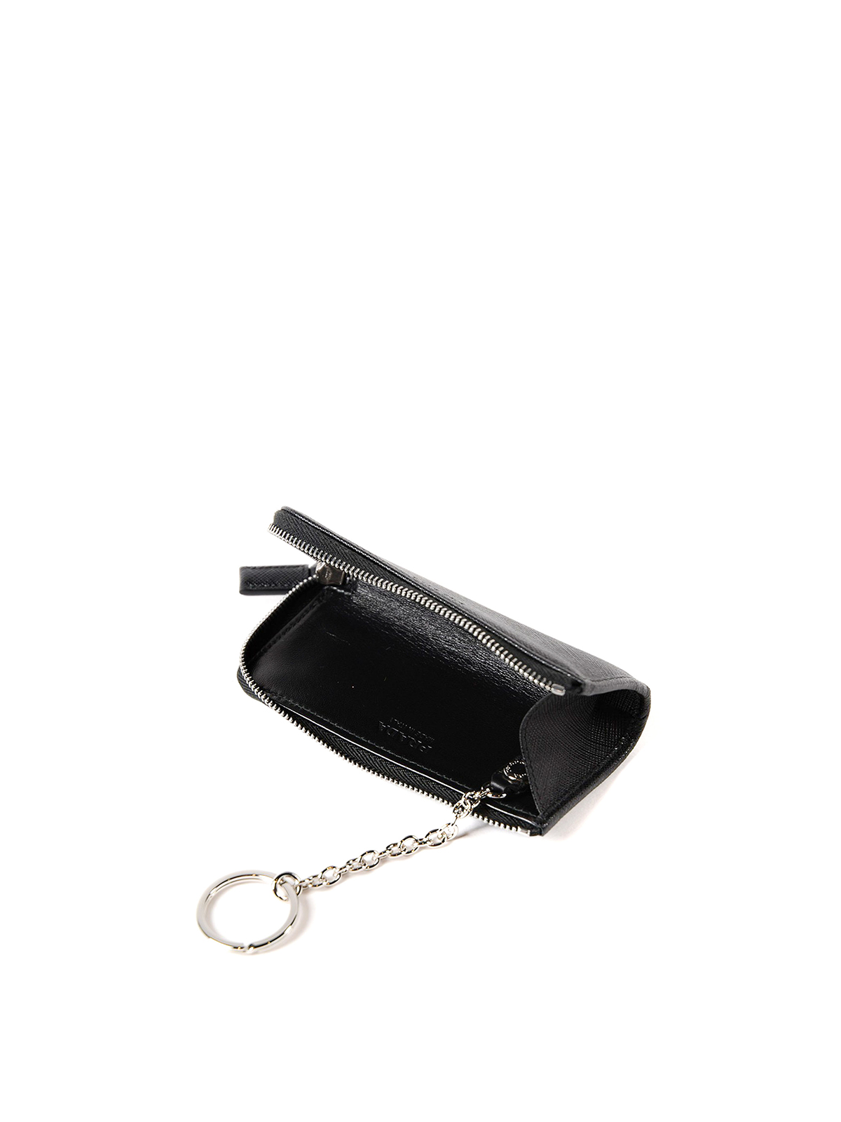 prada saffiano key holder