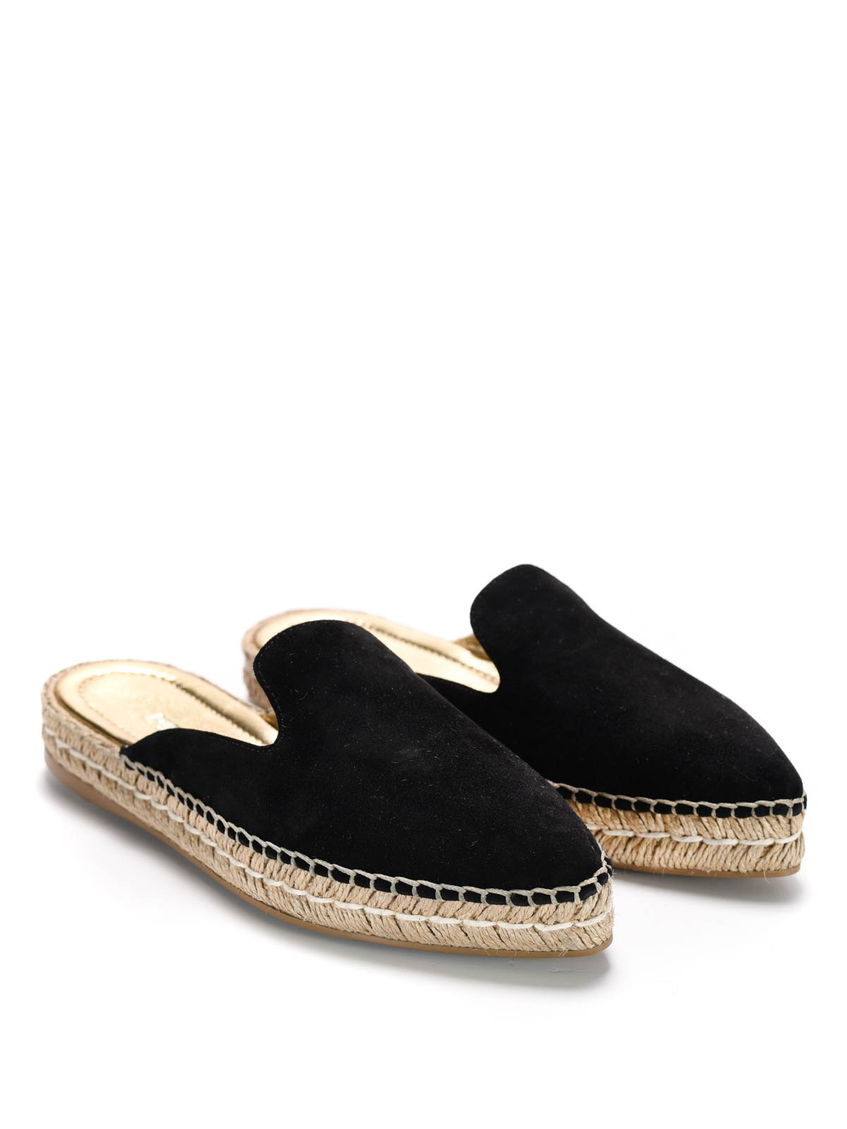 Suede slingback espadrilles by Prada - espadrilles | iKRIX