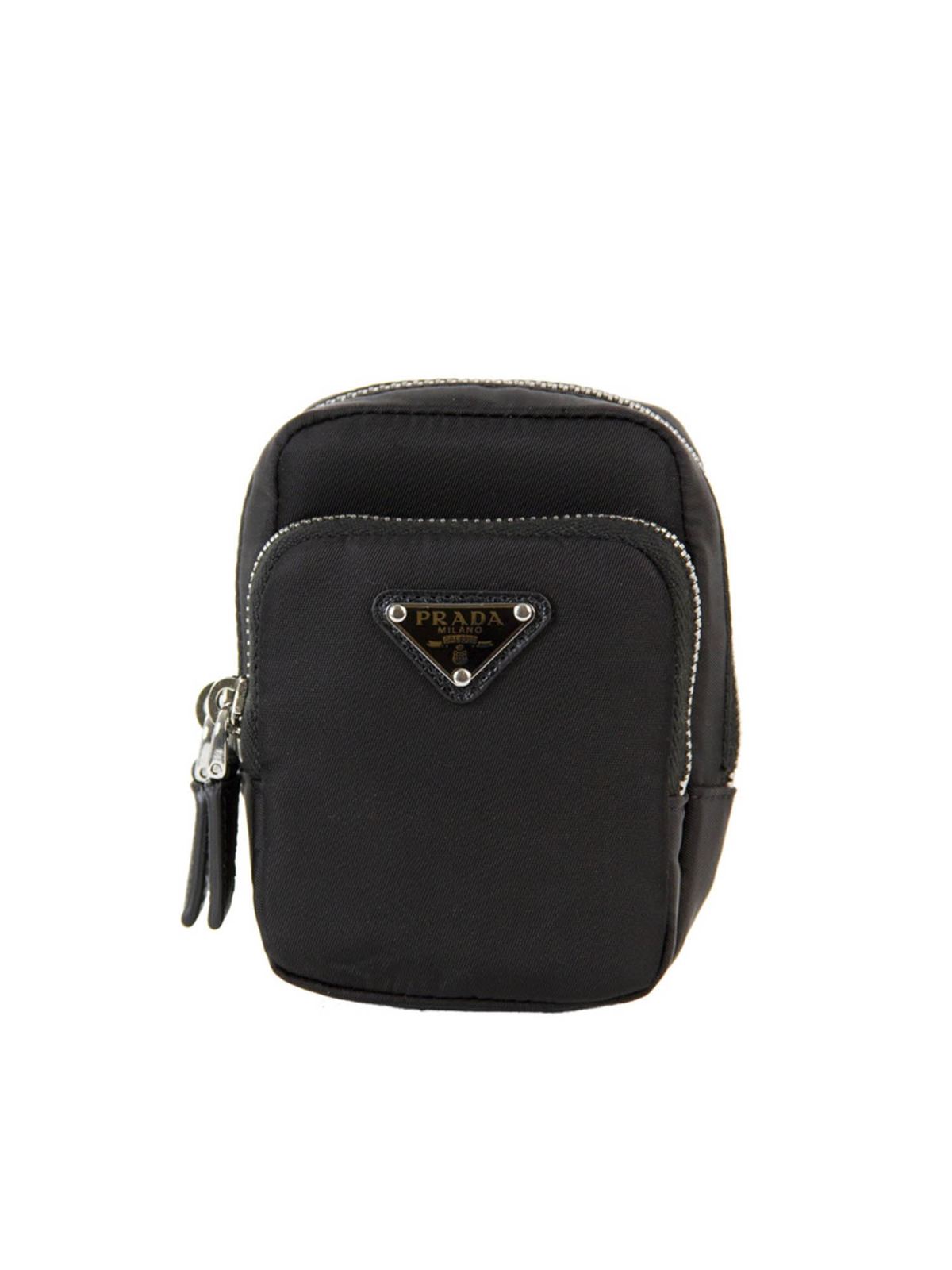 prada key chain pouch