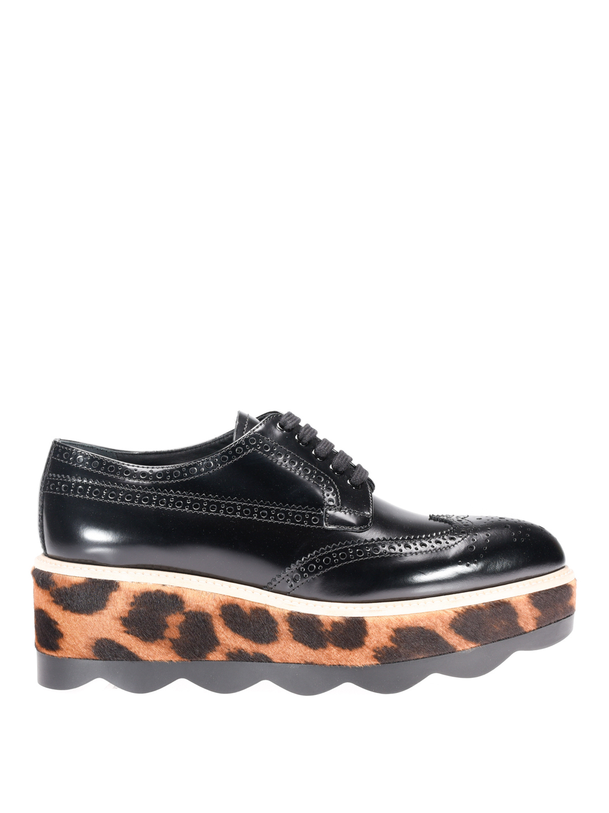 Lace-ups shoes Prada - Haircalf sole leather Derby shoes 