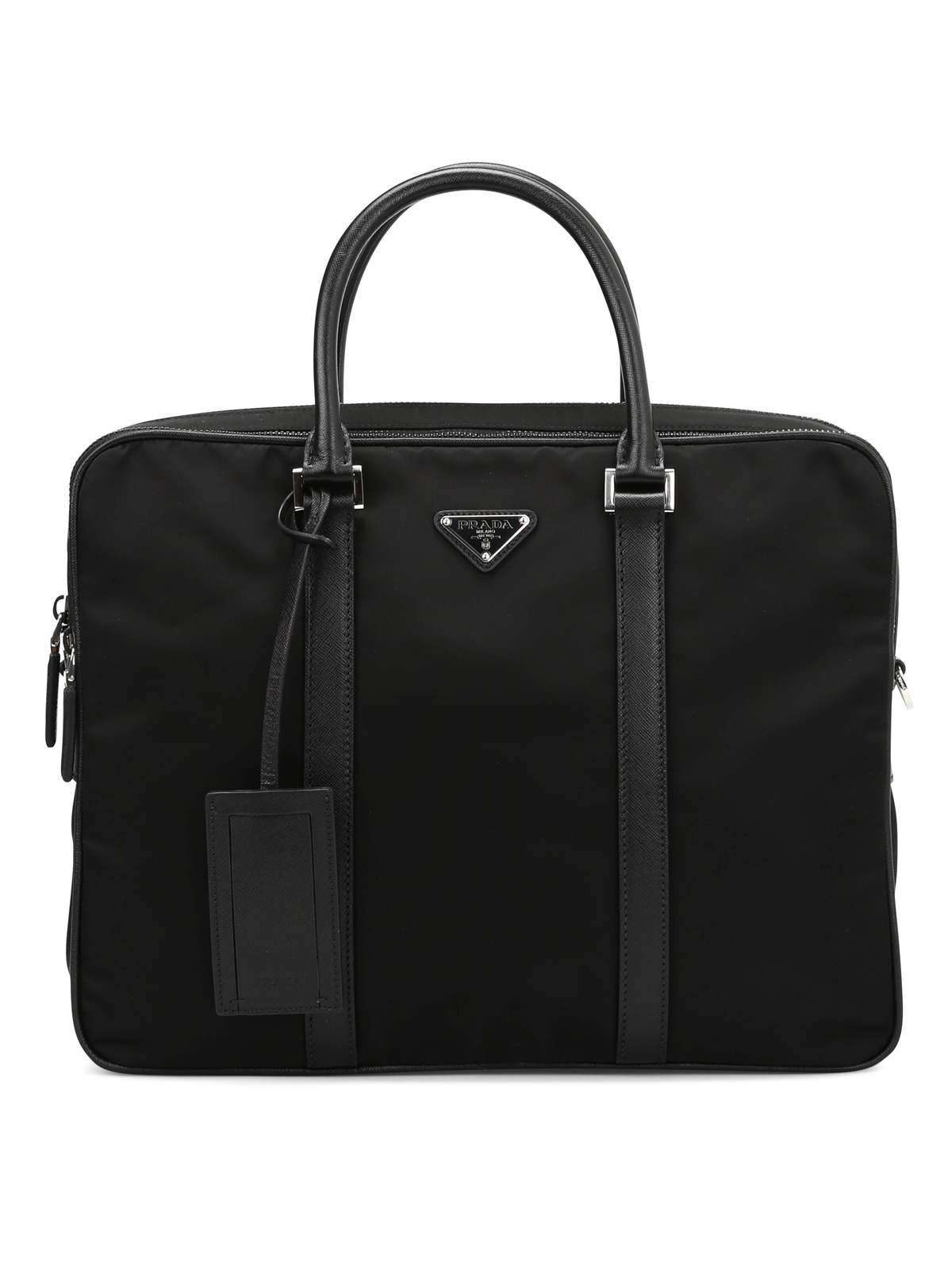 Prada - Double zip nylon briefcase 