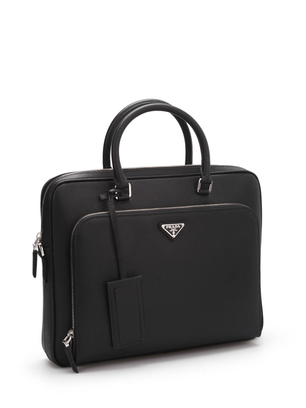 Saffiano leather briefcase by Prada laptop bags & briefcases iKRIX