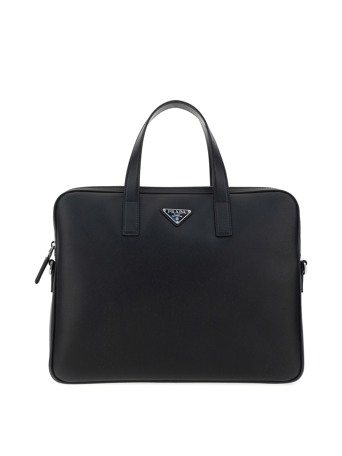 Prada - Saffiano leather briefcase - laptop bags & briefcases ...