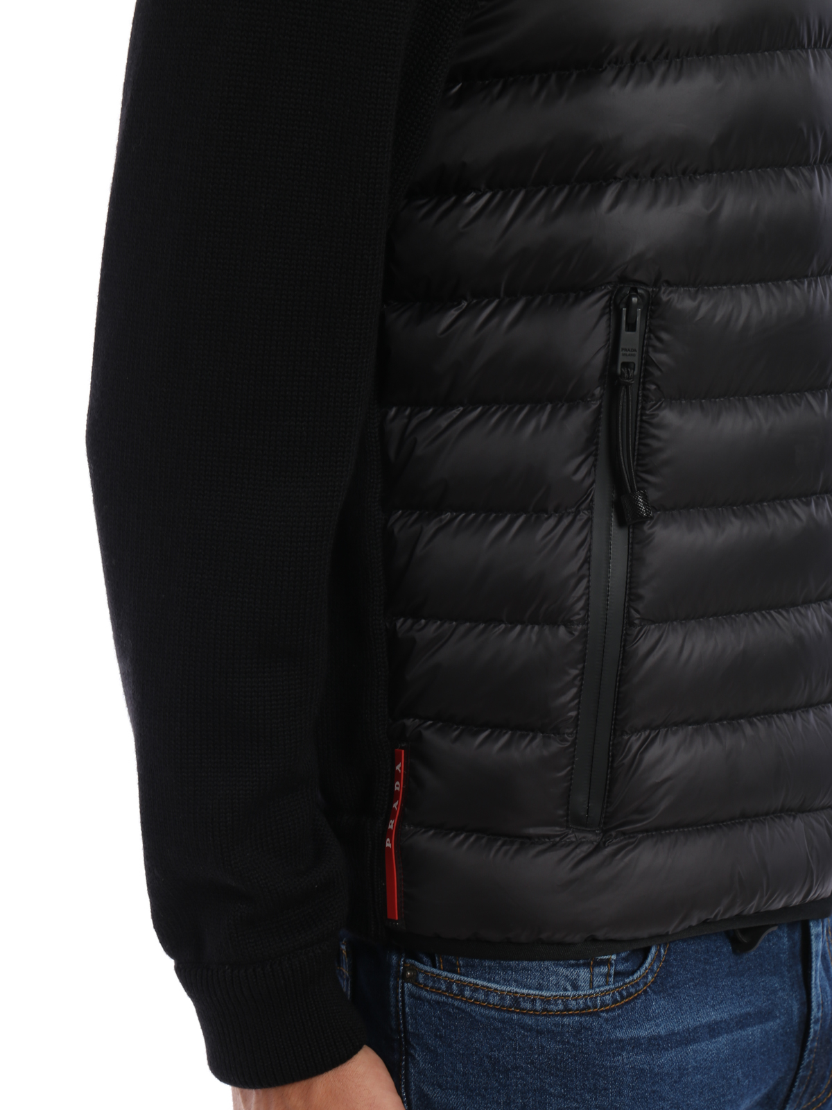 Padded jackets Prada Linea Rossa - Double fabric jacket 