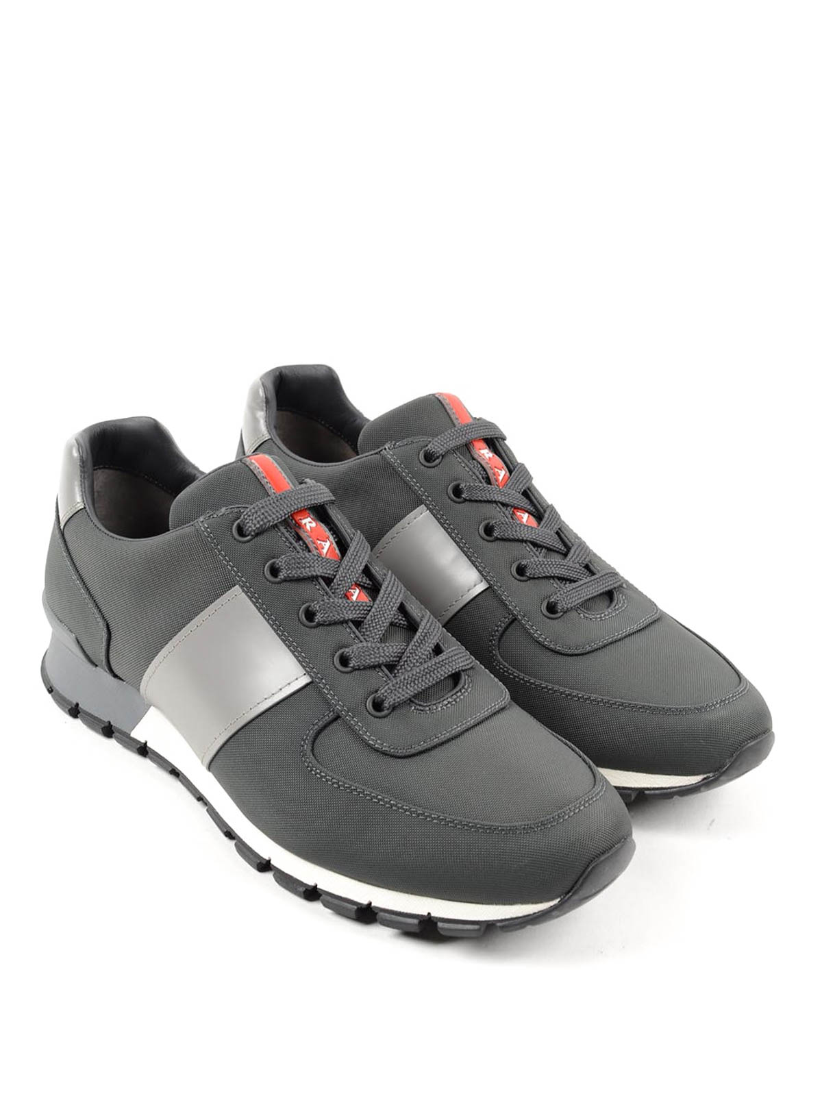 Trainers Prada Linea Rossa - Technical fabric sneakers - 4E2718OLSA09
