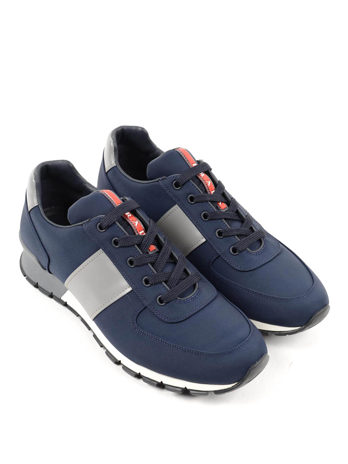 Technical fabric sneakers by Prada Linea Rossa - trainers | iKRIX